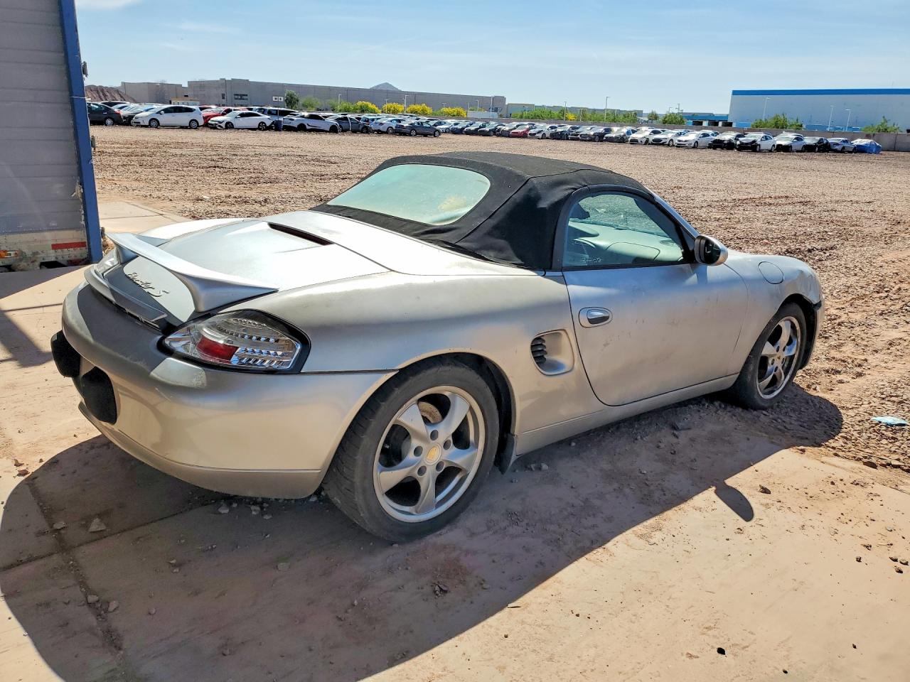 2003 Porsche Boxster S Silver vin: WP0CB298X3U660474