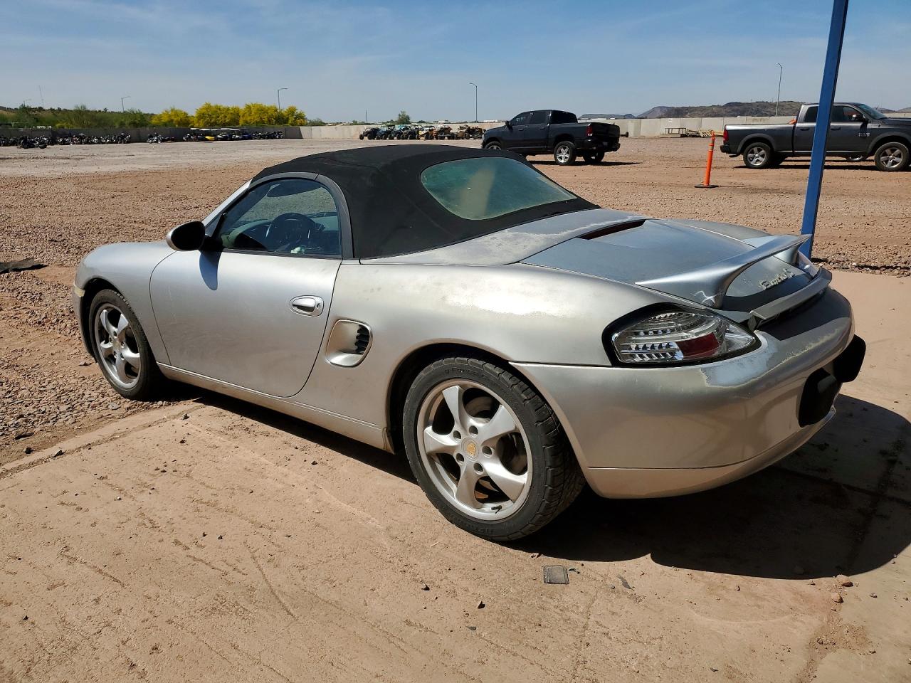 2003 Porsche Boxster S Silver vin: WP0CB298X3U660474