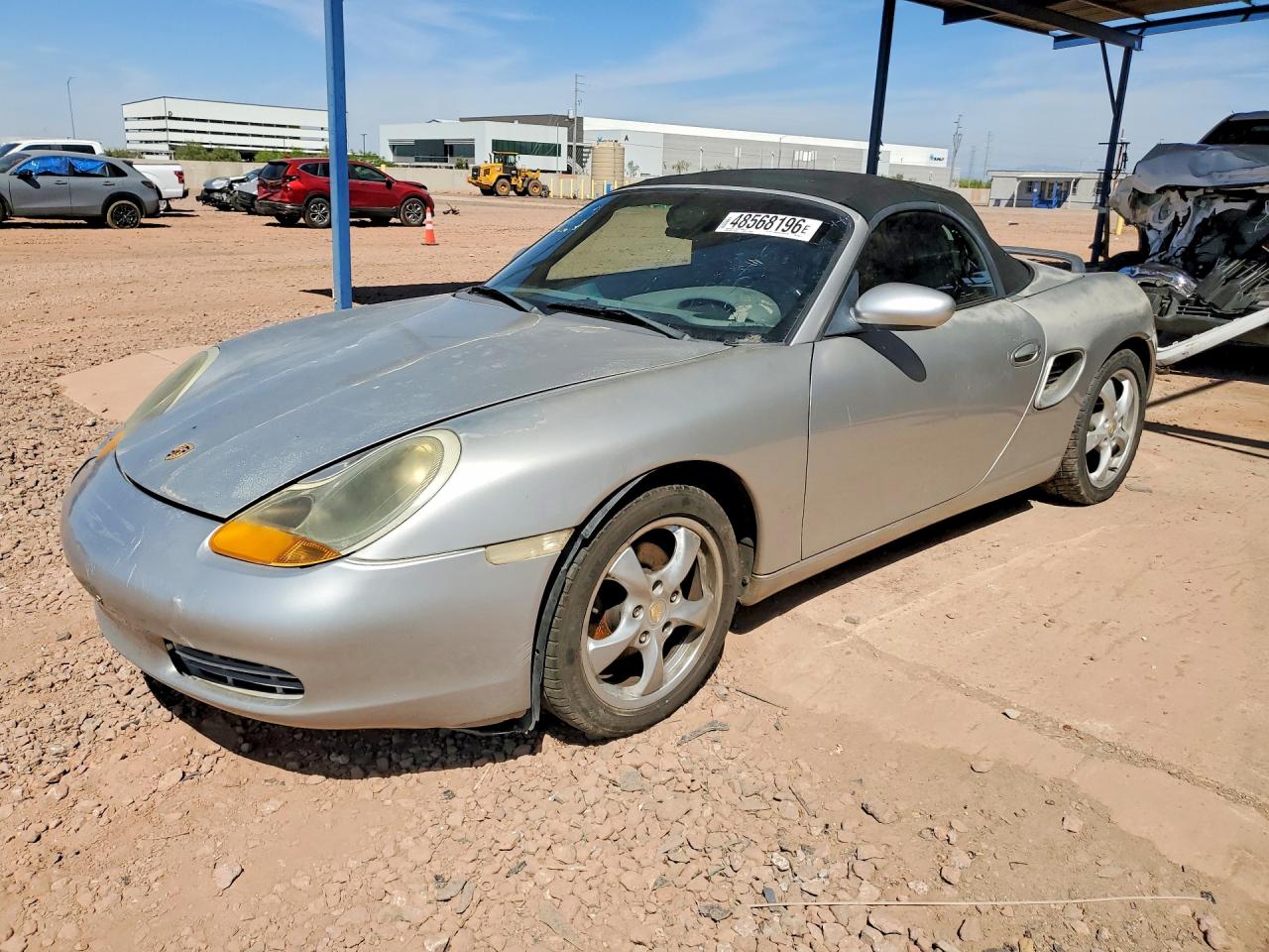 2003 Porsche Boxster S Silver vin: WP0CB298X3U660474