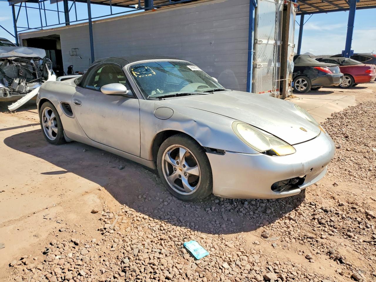 2003 Porsche Boxster S Silver vin: WP0CB298X3U660474