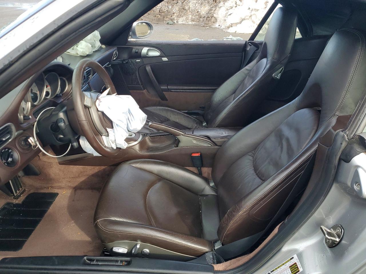 2008 Porsche 911 Carrera S Cabrio Серебряный vin: WP0CB29908S775385