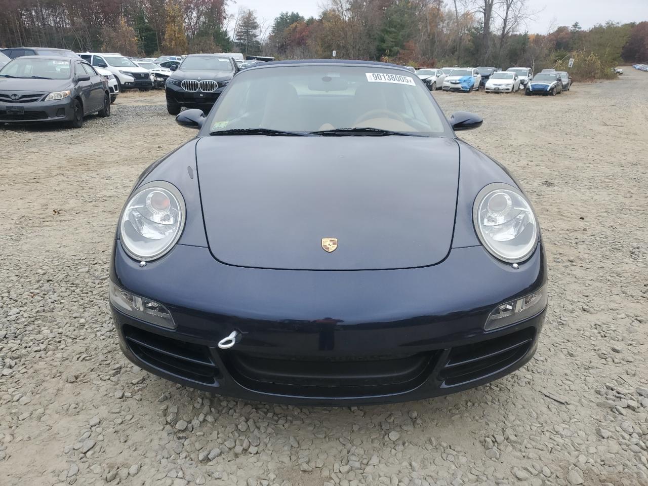 2008 Porsche 911 Carrera S Cabriolet Blue vin: WP0CB29908S776861