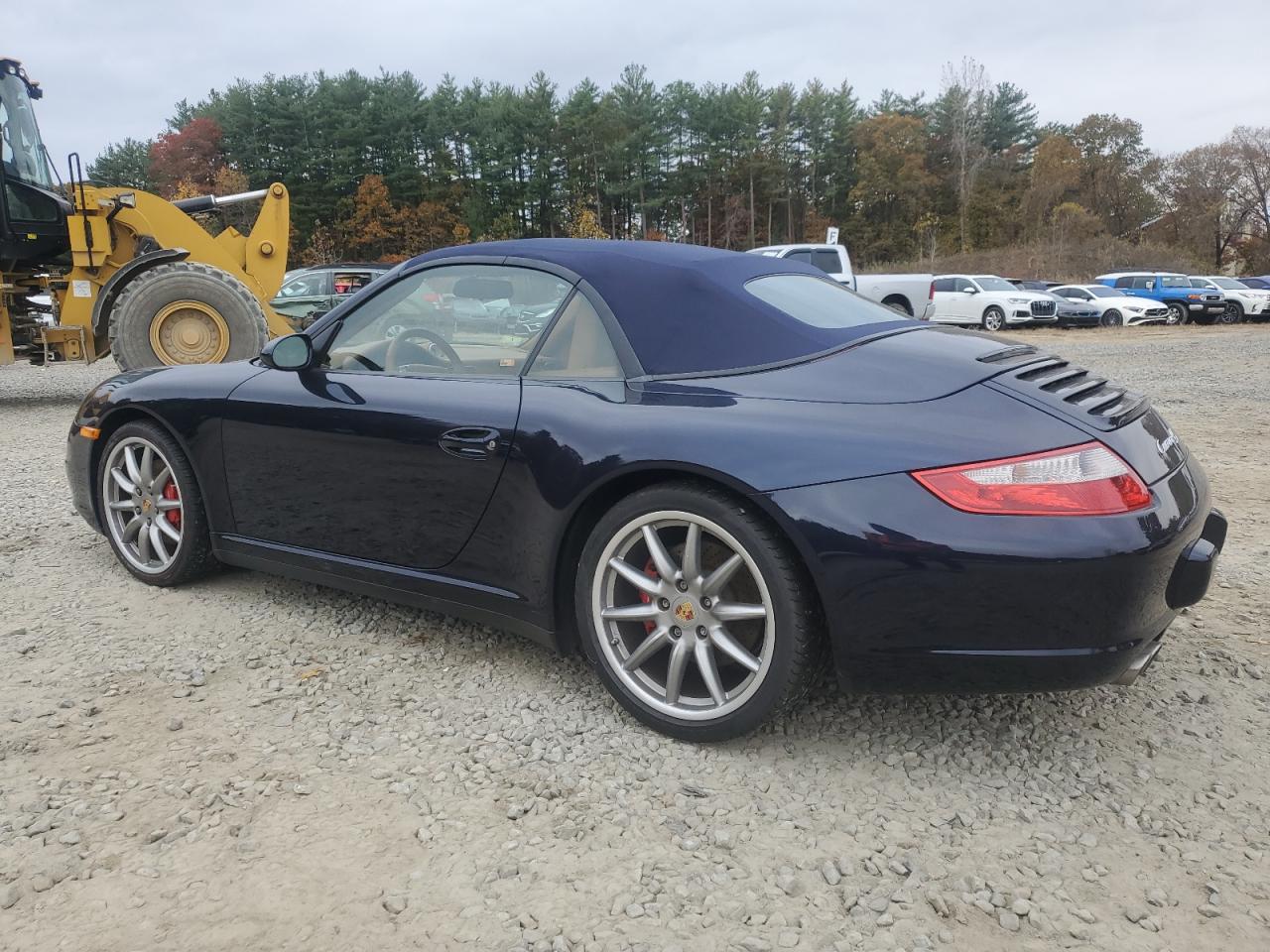 2008 Porsche 911 Carrera S Cabriolet Blue vin: WP0CB29908S776861