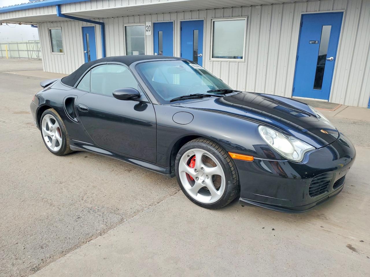 2004 Porsche 911 Turbo Cabriolet Black vin: WP0CB29914S675421