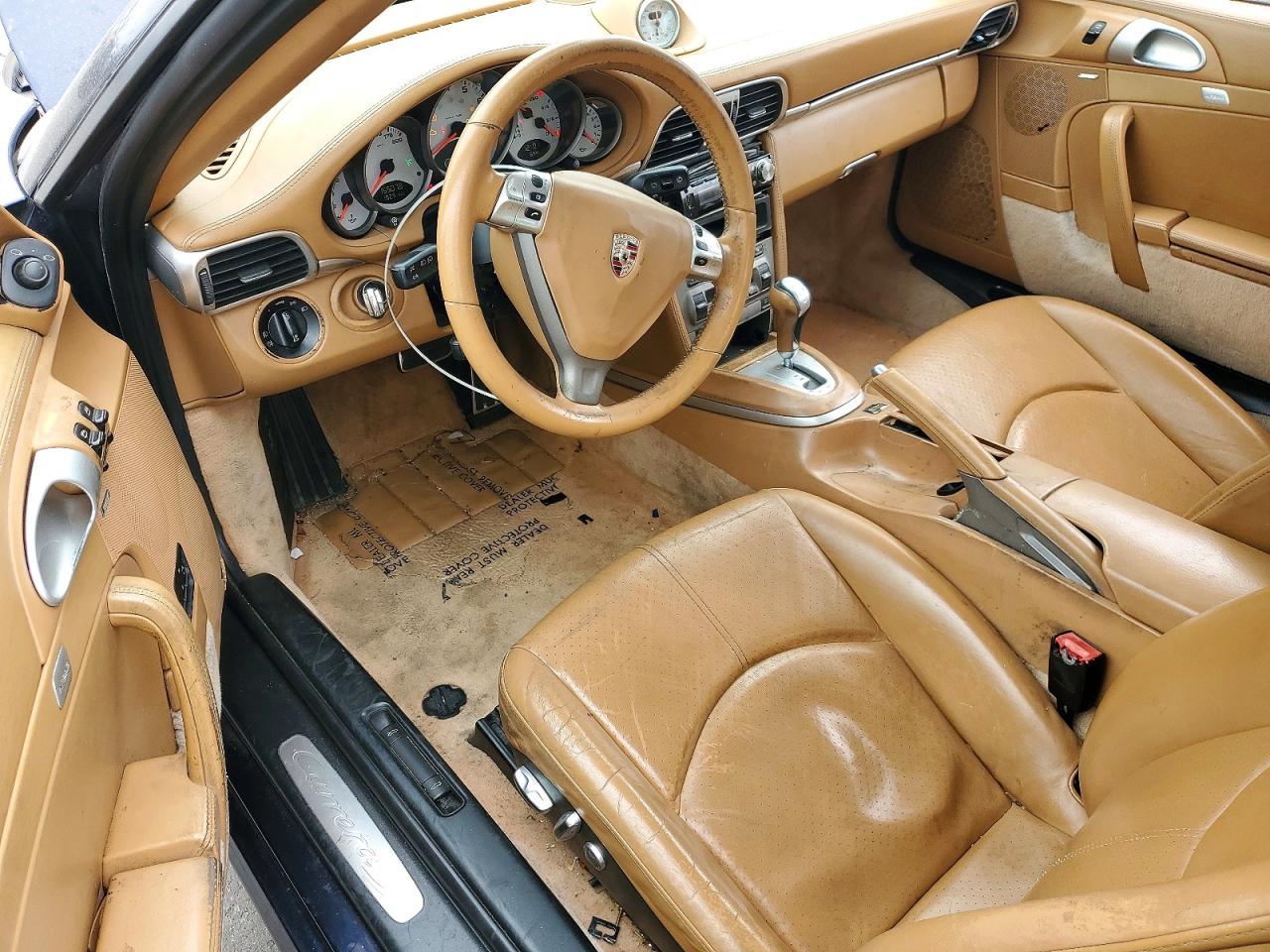 2006 Porsche 911 Carrera S Cabriolet Blue vin: WP0CB29916S767874