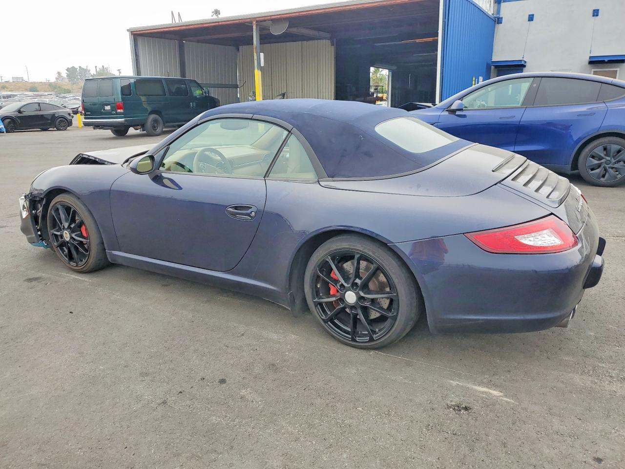 2006 Porsche 911 Carrera S Cabriolet Blue vin: WP0CB29916S767874