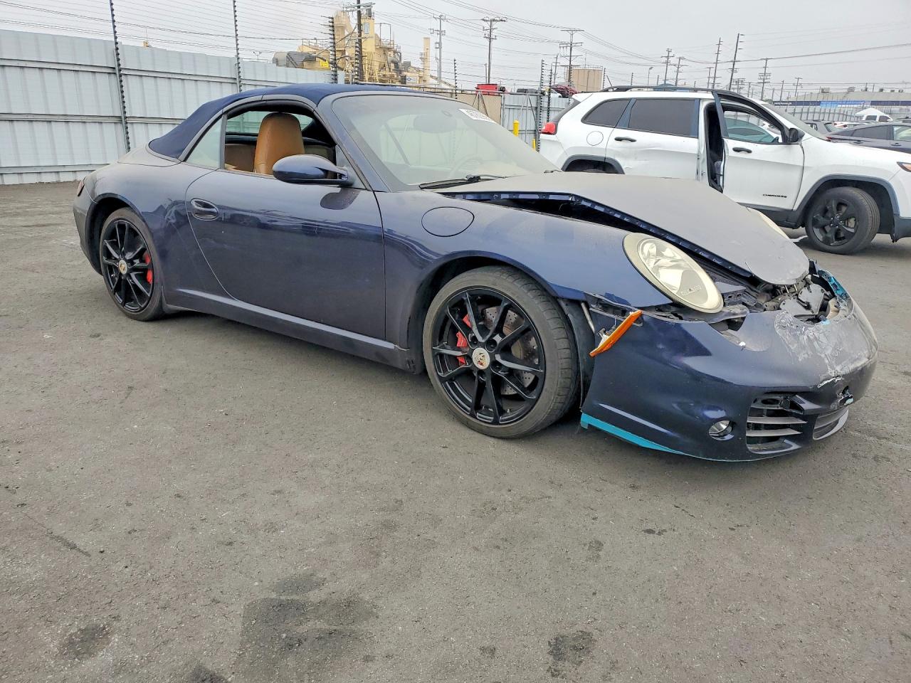 2006 Porsche 911 Carrera S Cabriolet Blue vin: WP0CB29916S767874
