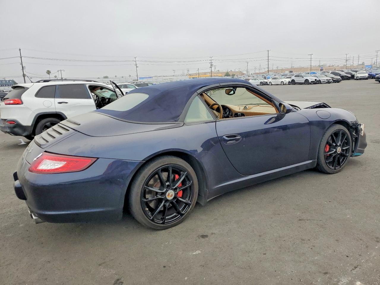 2006 Porsche 911 Carrera S Cabriolet Blue vin: WP0CB29916S767874