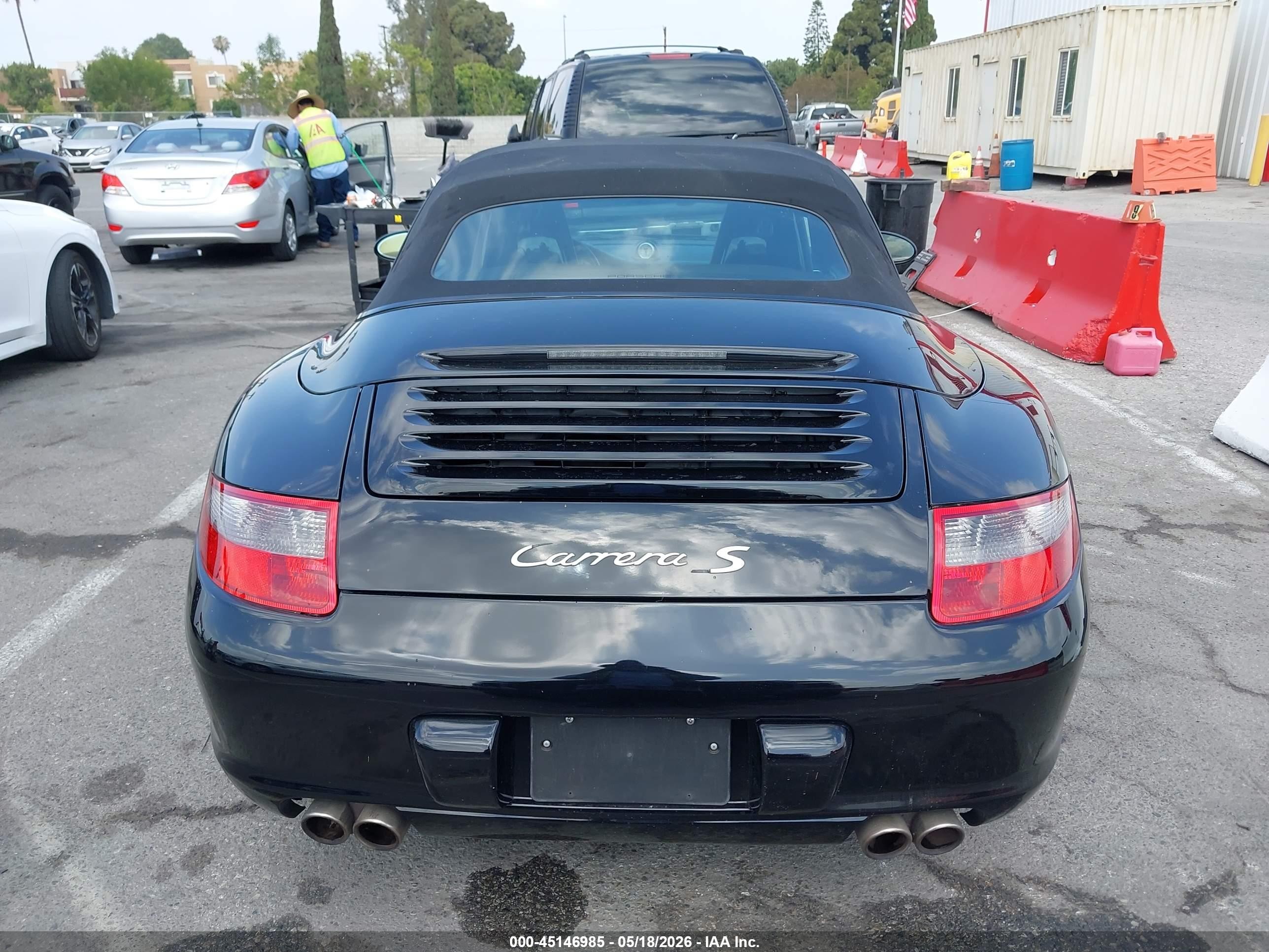 2008 Porsche 911 Carrera S Black vin: WP0CB29918S775329