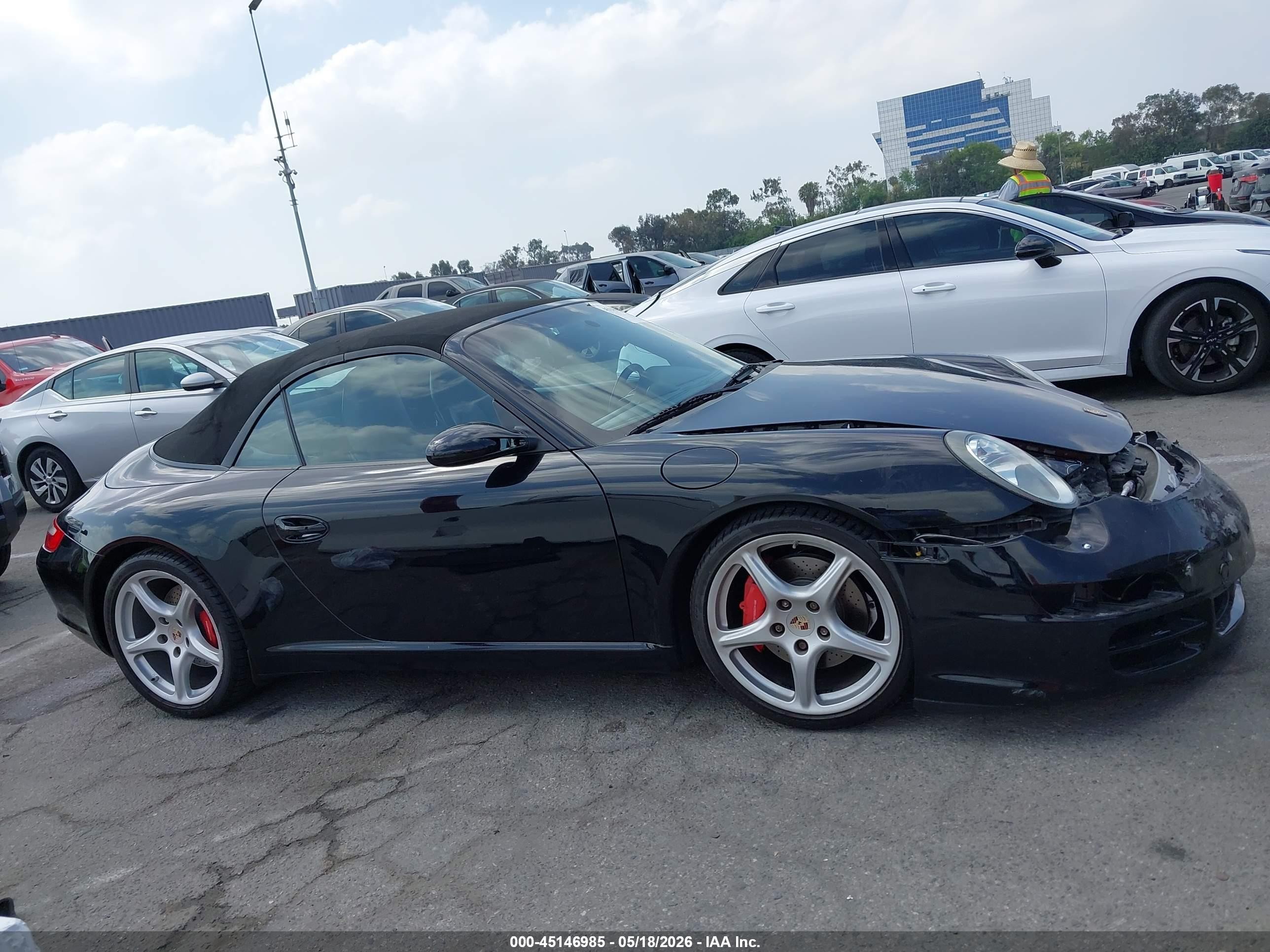 2008 Porsche 911 Carrera S Black vin: WP0CB29918S775329