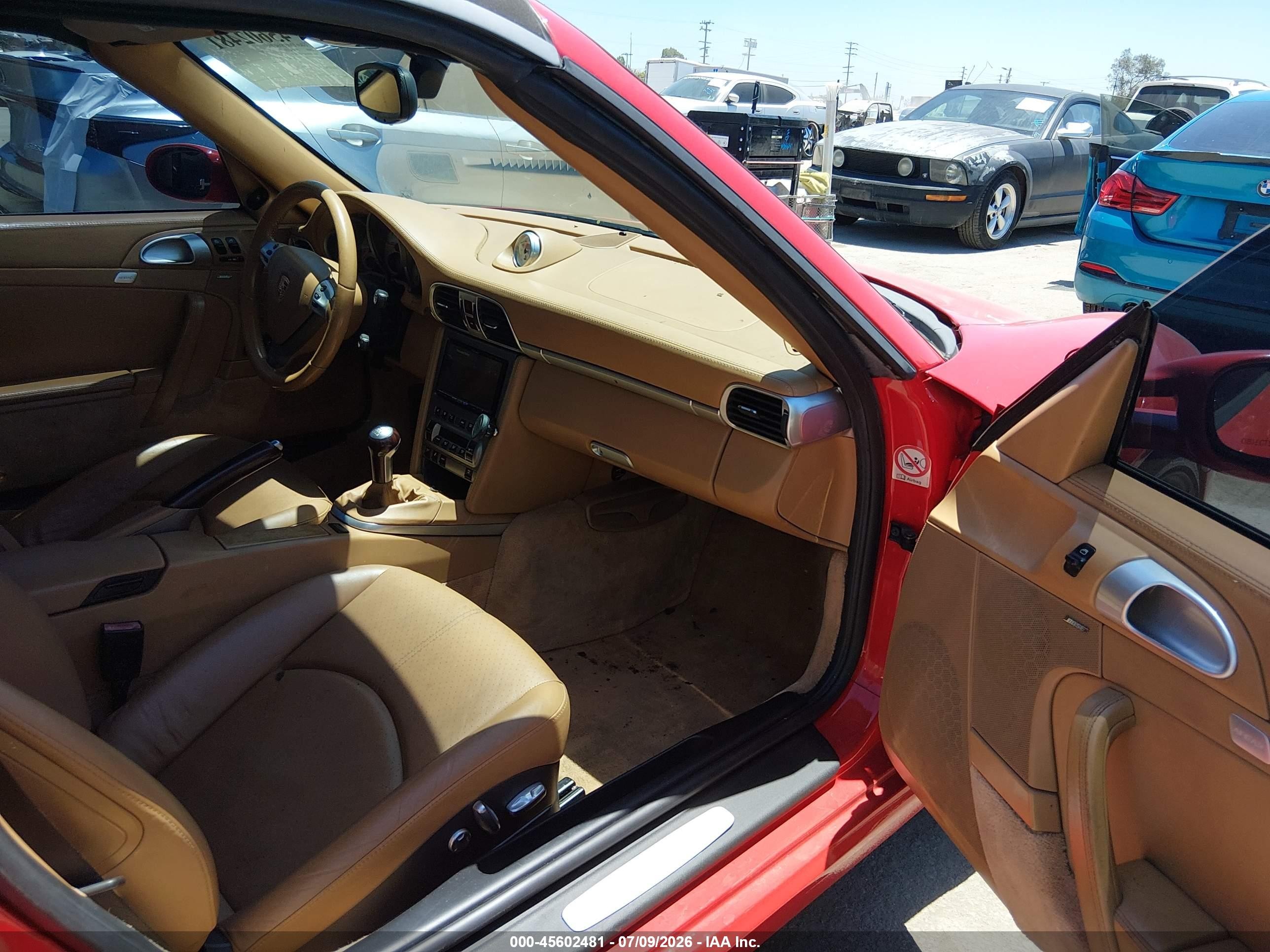 2006 Porsche 911 Carrera S Cabriolet Red vin: WP0CB29926S765504
