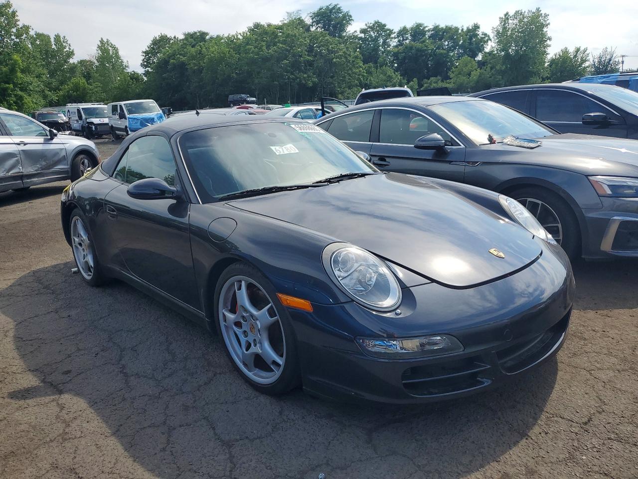 2006 Porsche 911 Carrera S Cabriolet Black vin: WP0CB29956S765402