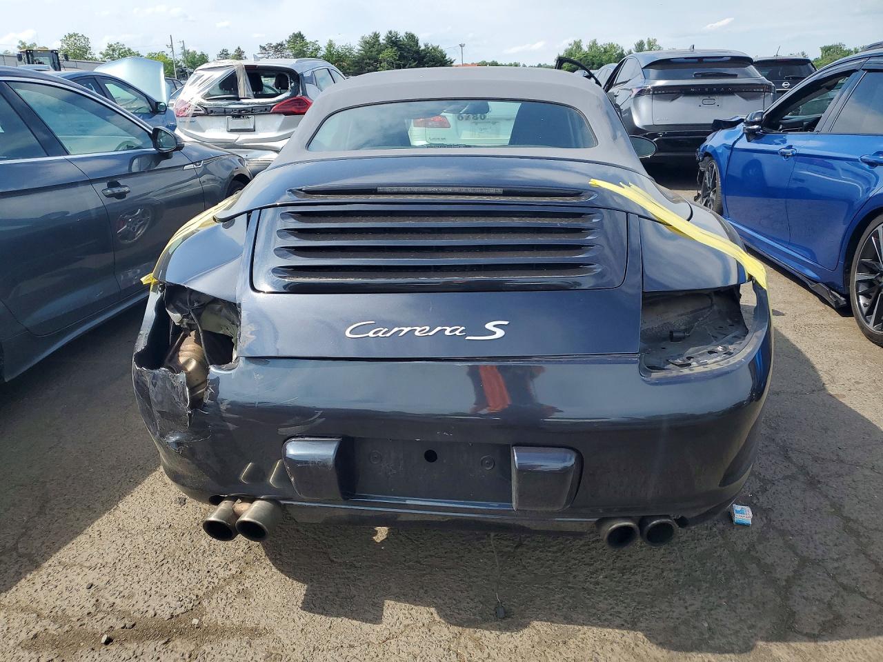 2006 Porsche 911 Carrera S Cabriolet Black vin: WP0CB29956S765402