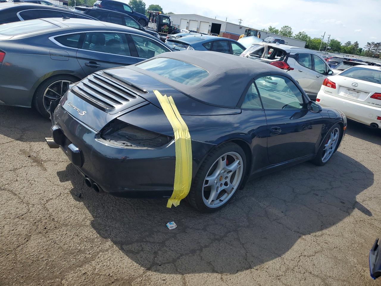 2006 Porsche 911 Carrera S Cabriolet Black vin: WP0CB29956S765402