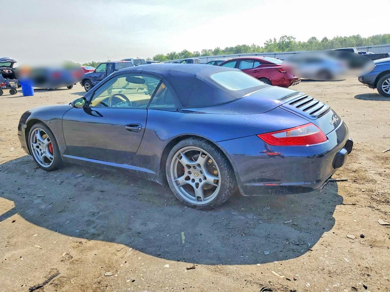 2006 Porsche 911 Carrera S Cabriolet Blue vin: WP0CB29956S765724