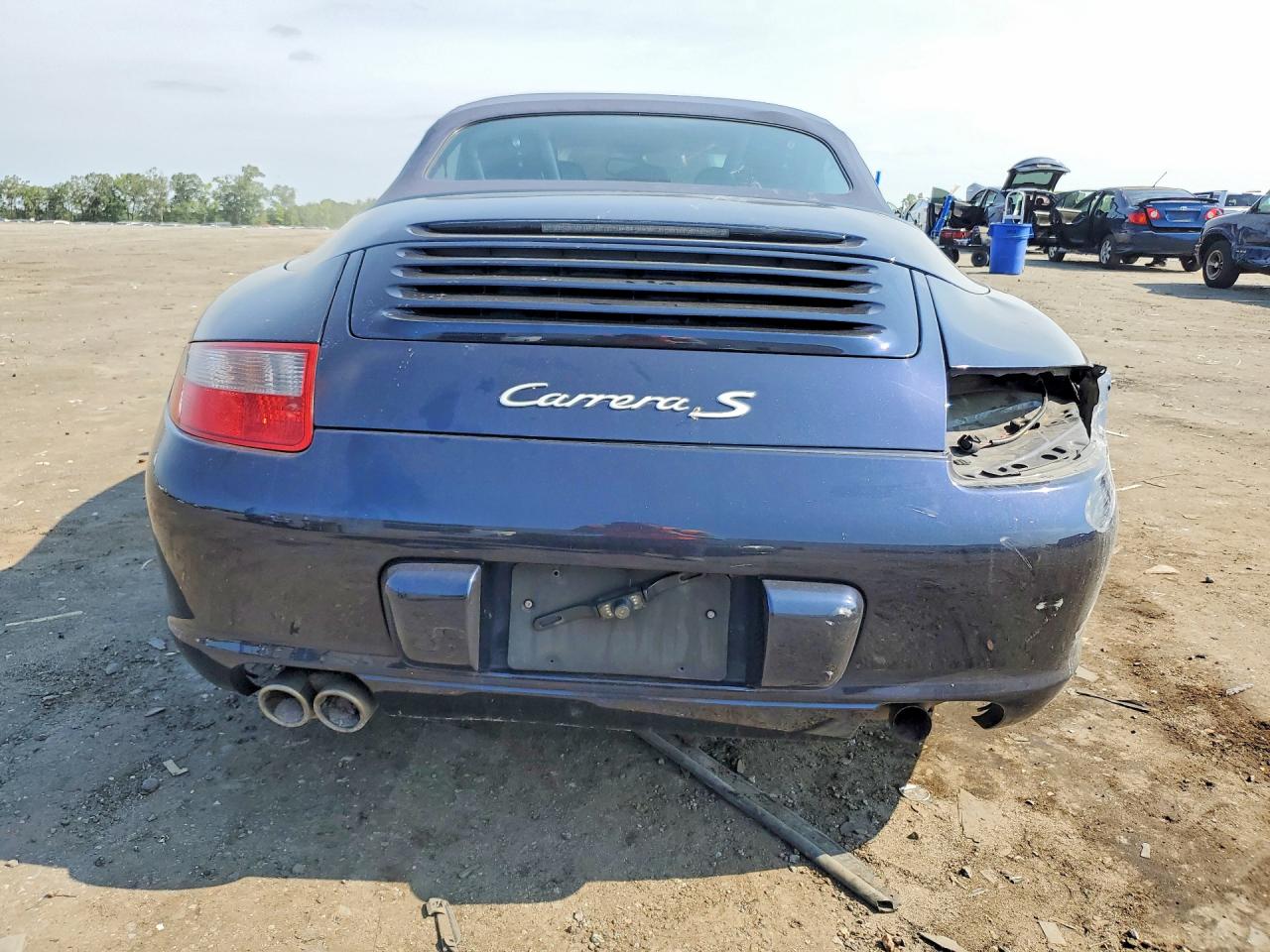 2006 Porsche 911 Carrera S Cabriolet Blue vin: WP0CB29956S765724