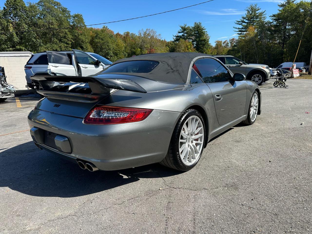 2008 Porsche 911 Carrera S Cabriolet Gray vin: WP0CB29958S776046