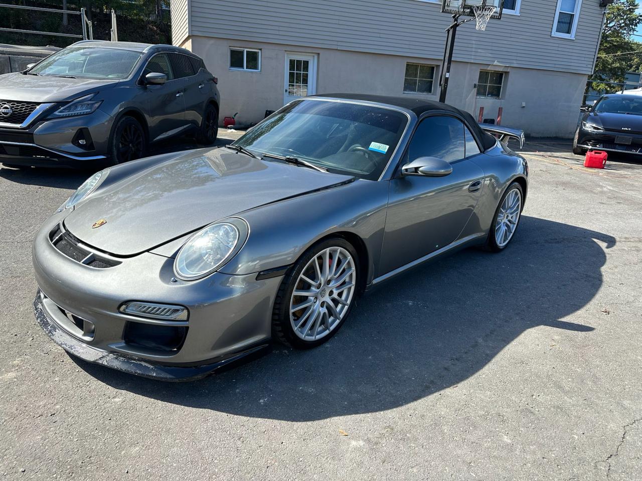 2008 Porsche 911 Carrera S Cabriolet Gray vin: WP0CB29958S776046