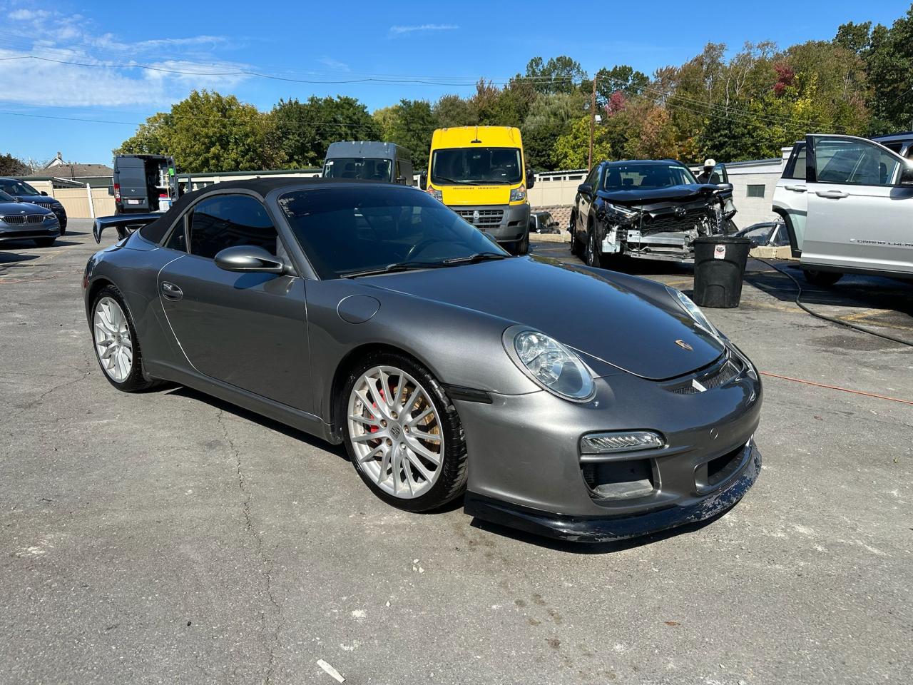 2008 Porsche 911 Carrera S Cabriolet Gray vin: WP0CB29958S776046