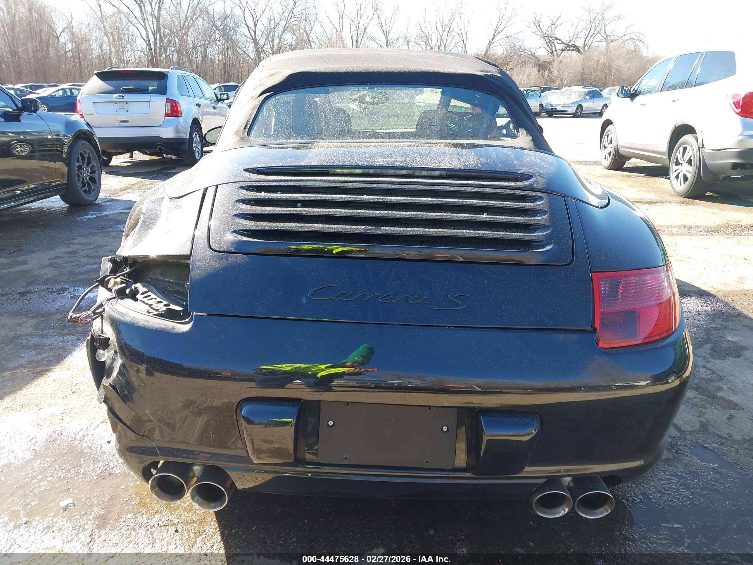 2008 Porsche 911 Carrera S Black vin: WP0CB29958S777049