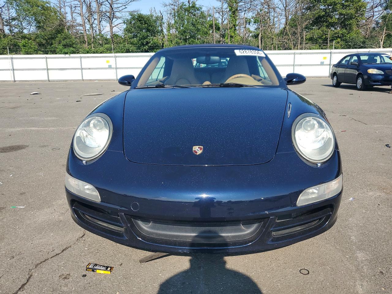 2008 Porsche 911 Carrera S Cabriolet Blue vin: WP0CB29958S777102