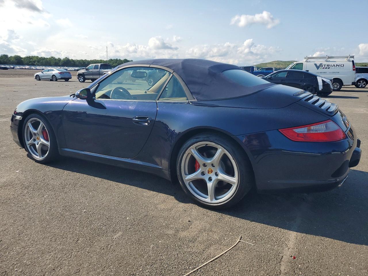 2008 Porsche 911 Carrera S Cabriolet Blue vin: WP0CB29958S777102