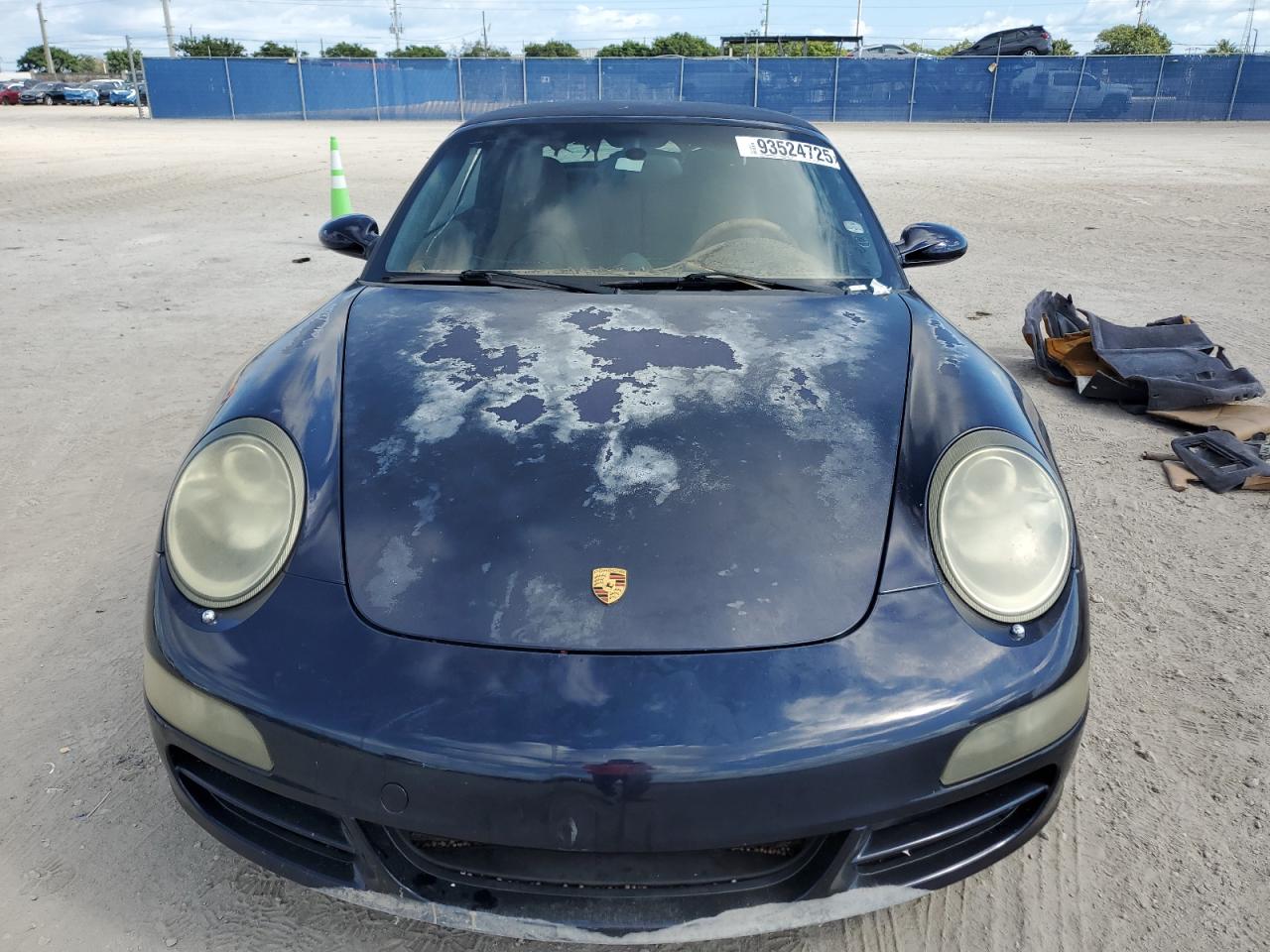 2008 Porsche 911 Carrera S Cabriolet Синий vin: WP0CB29968S776492