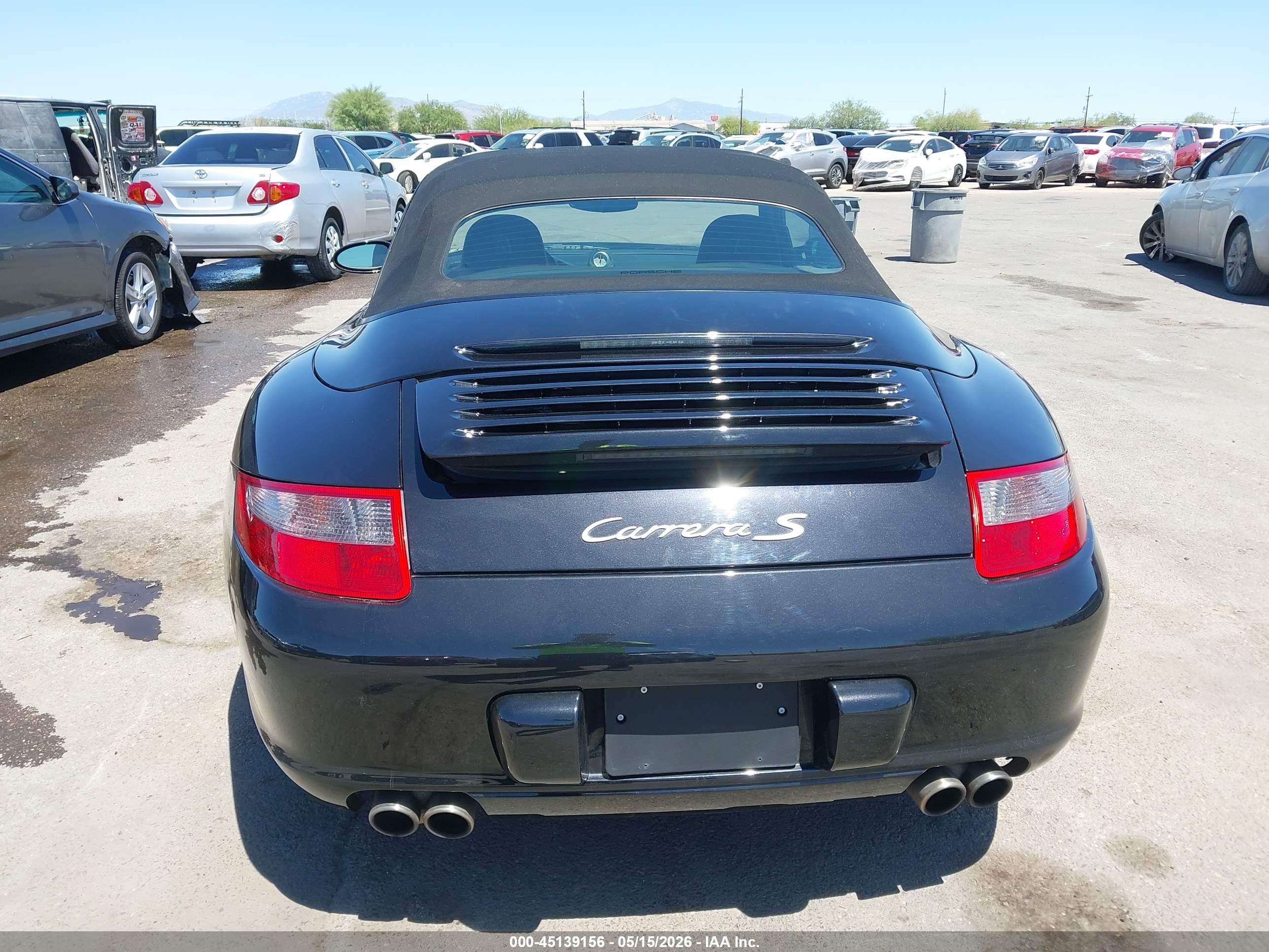 2006 Porsche 911 Carrera 4s/carrera S Black vin: WP0CB29976S765482