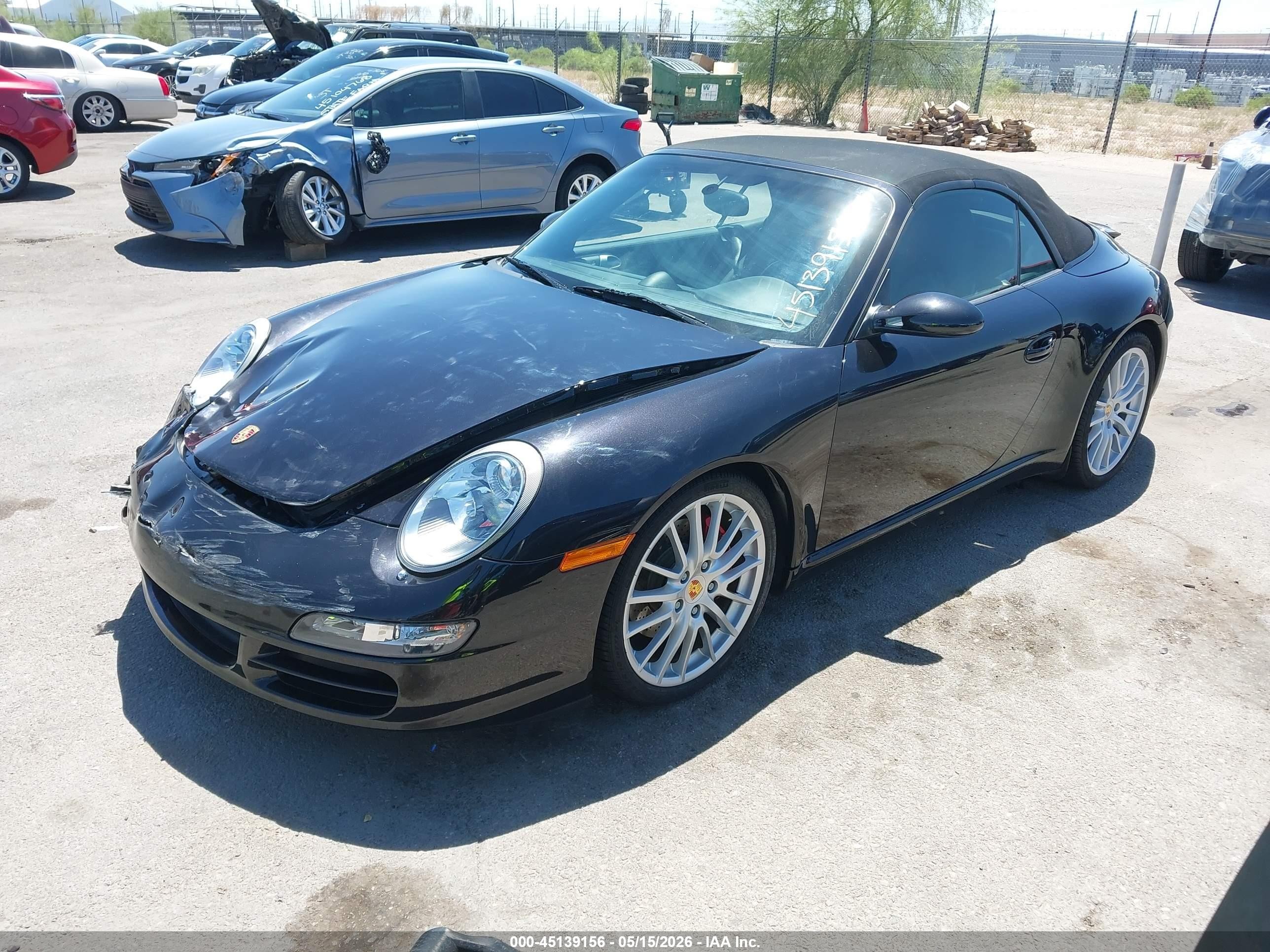 2006 Porsche 911 Carrera 4s/carrera S Black vin: WP0CB29976S765482
