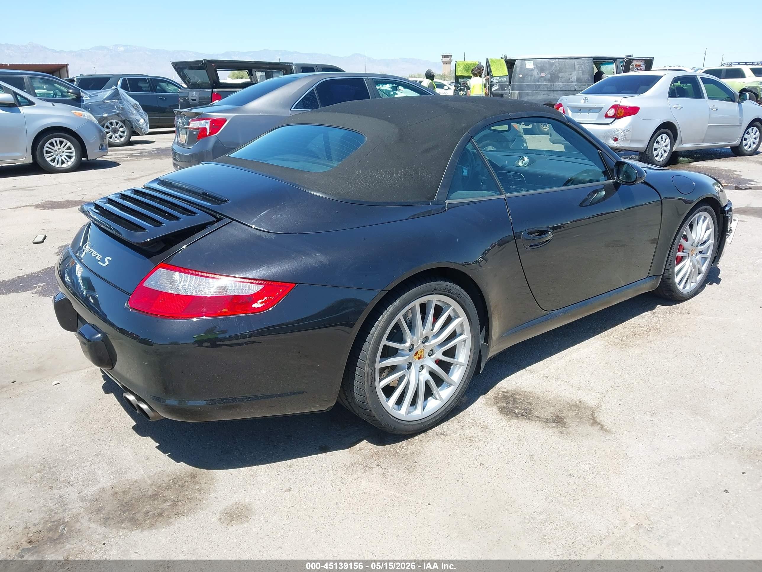 2006 Porsche 911 Carrera 4s/carrera S Black vin: WP0CB29976S765482
