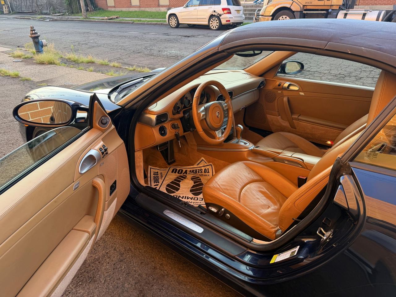 2007 Porsche 911 Carrera S Cabriolet Blue vin: WP0CB29977S775298