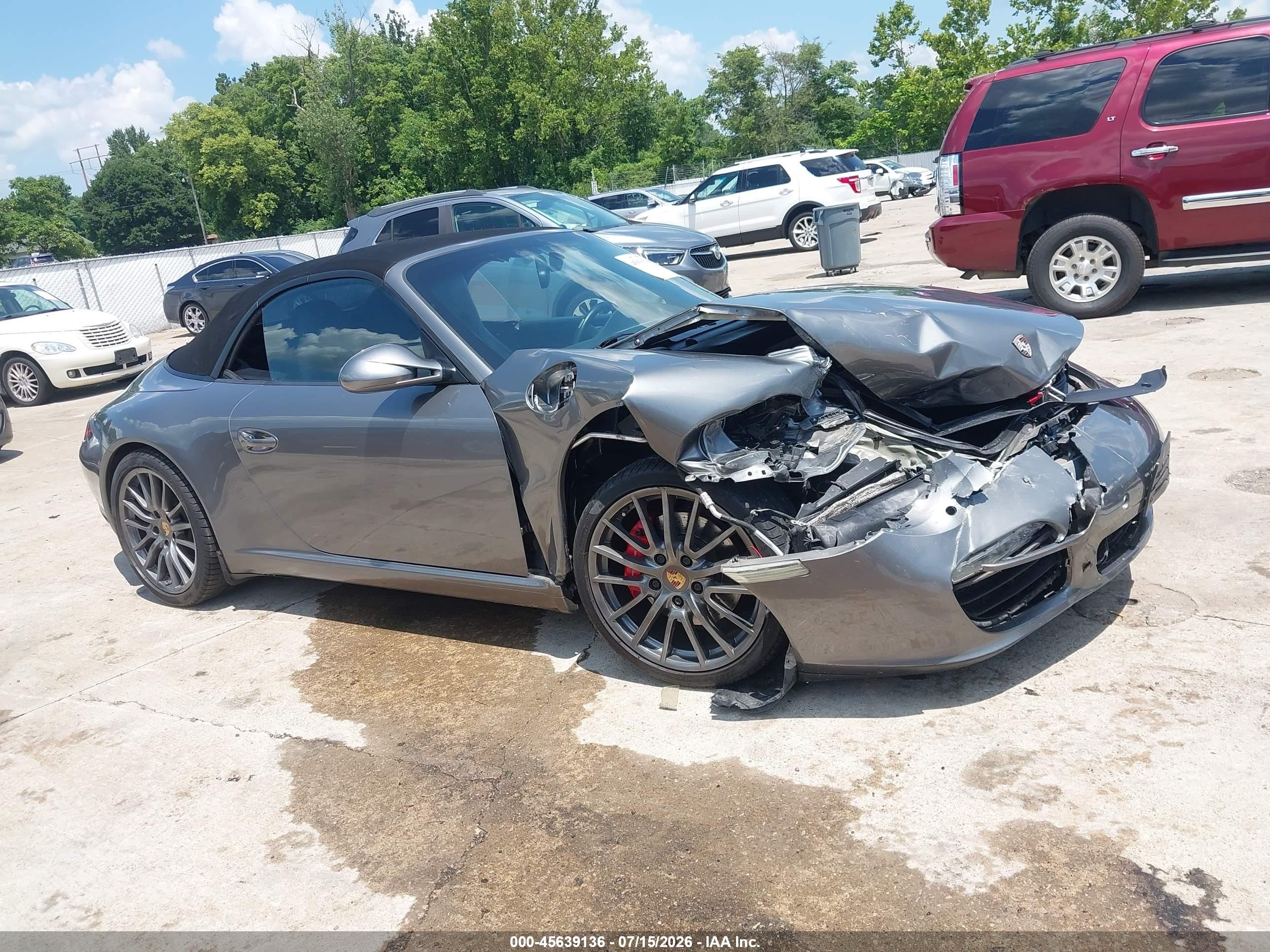 2009 Porsche 911 Carrera S Gray vin: WP0CB29979S755099