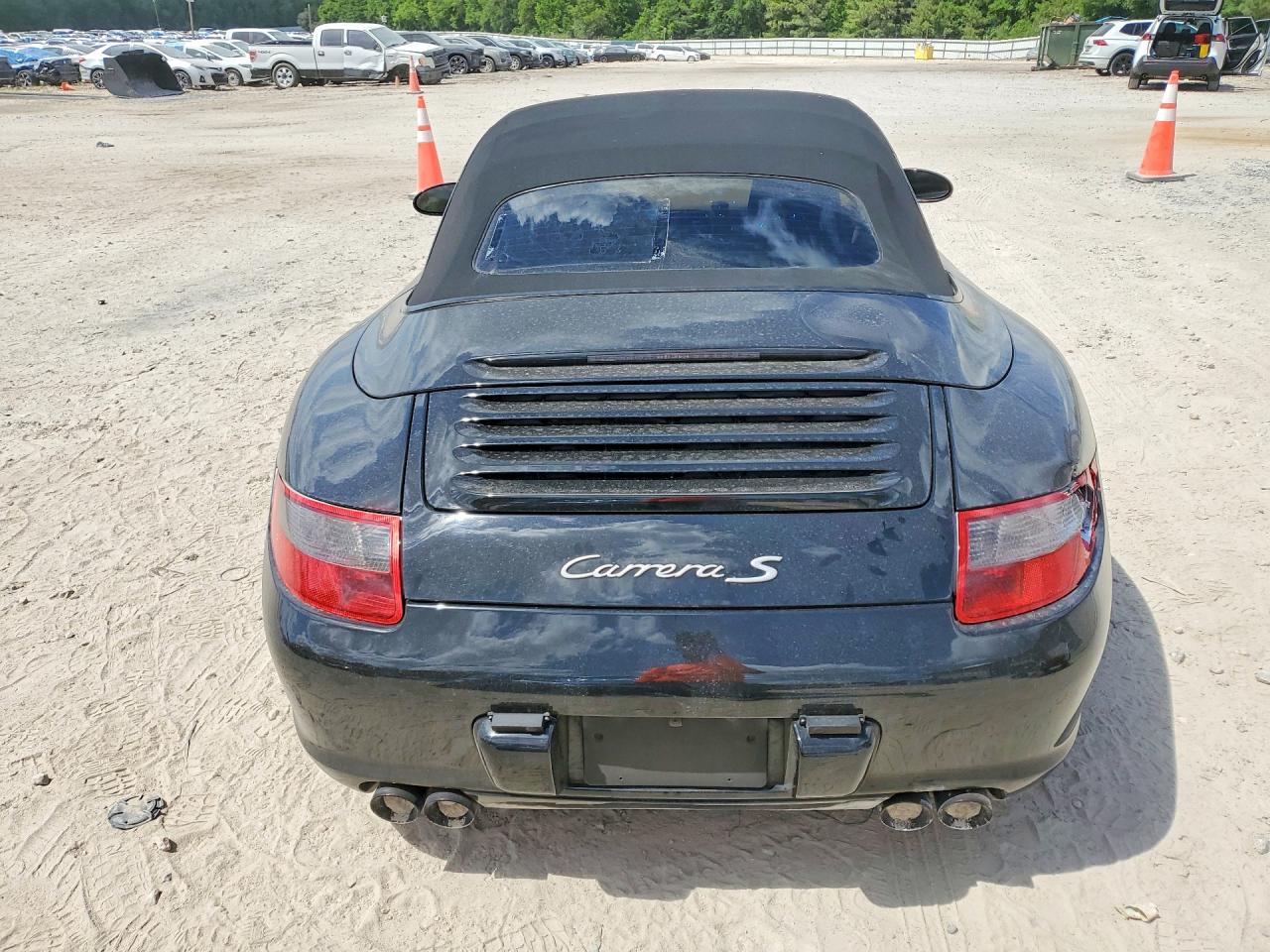2008 Porsche 911 Carrera S Cabriolet Black vin: WP0CB29988S776512