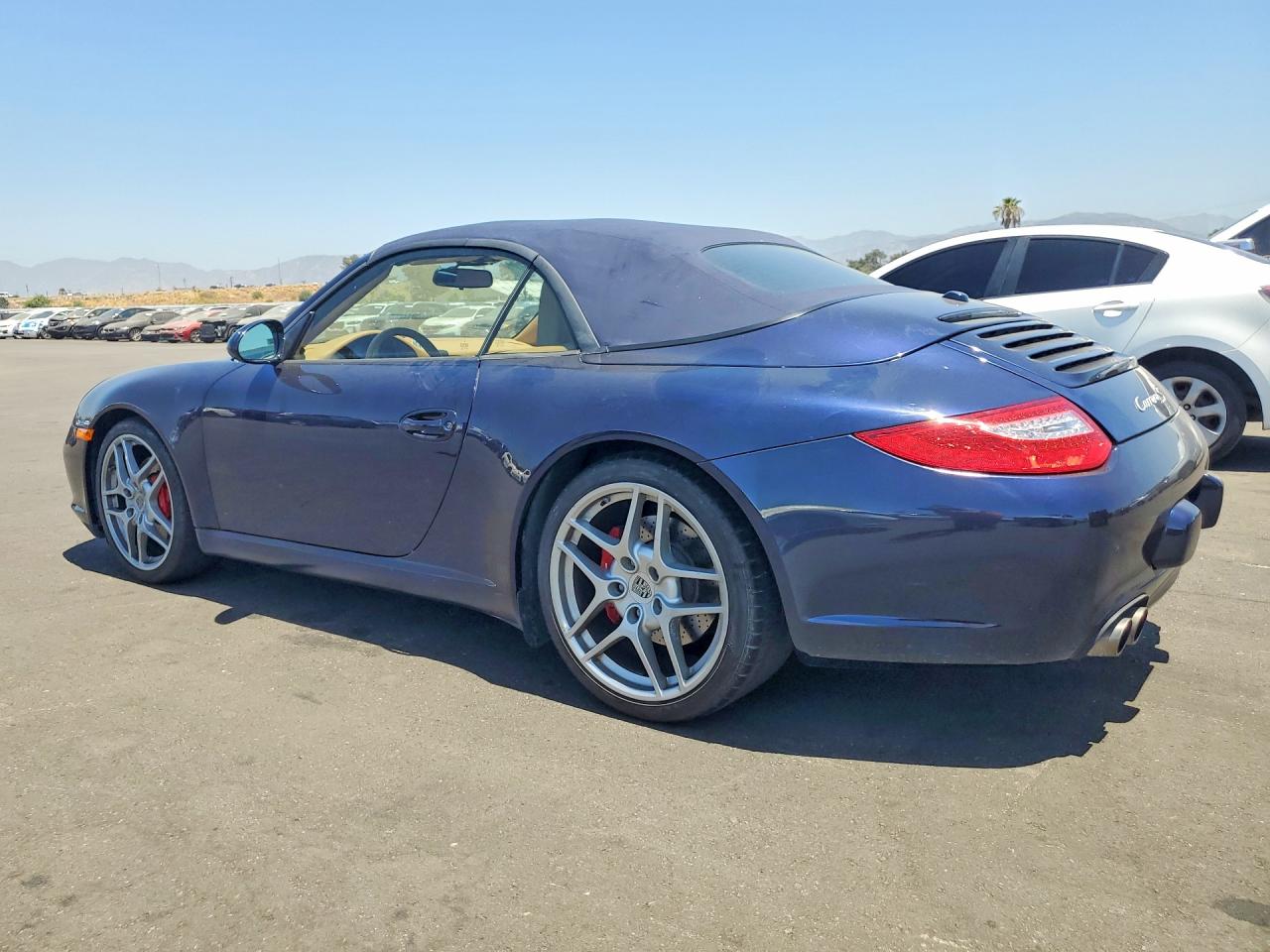 2009 Porsche 911 Carrera S Cabriolet/carrera 4s Blue vin: WP0CB29999S756304