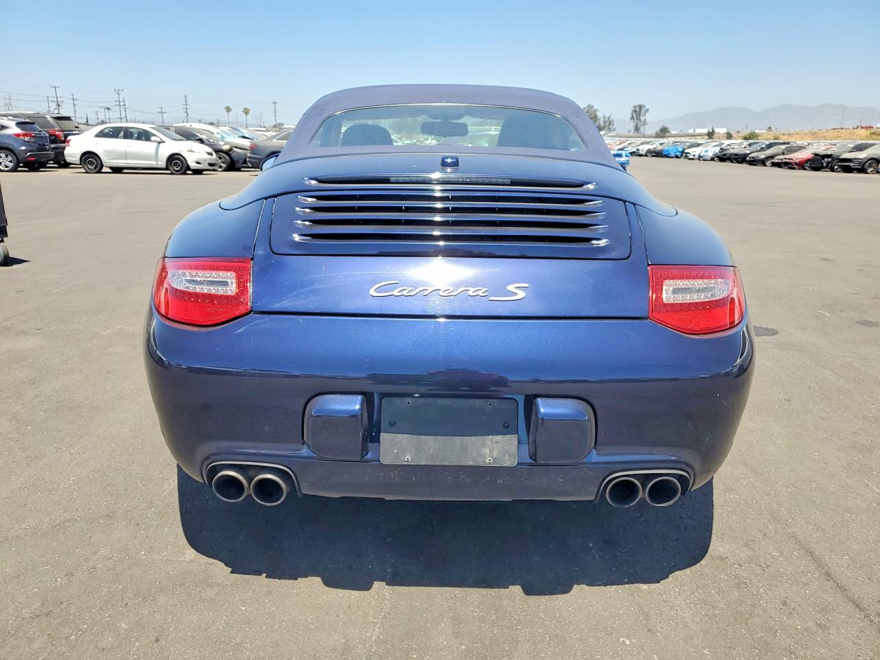 2009 Porsche 911 Carrera S Cabriolet/carrera 4s Blue vin: WP0CB29999S756304