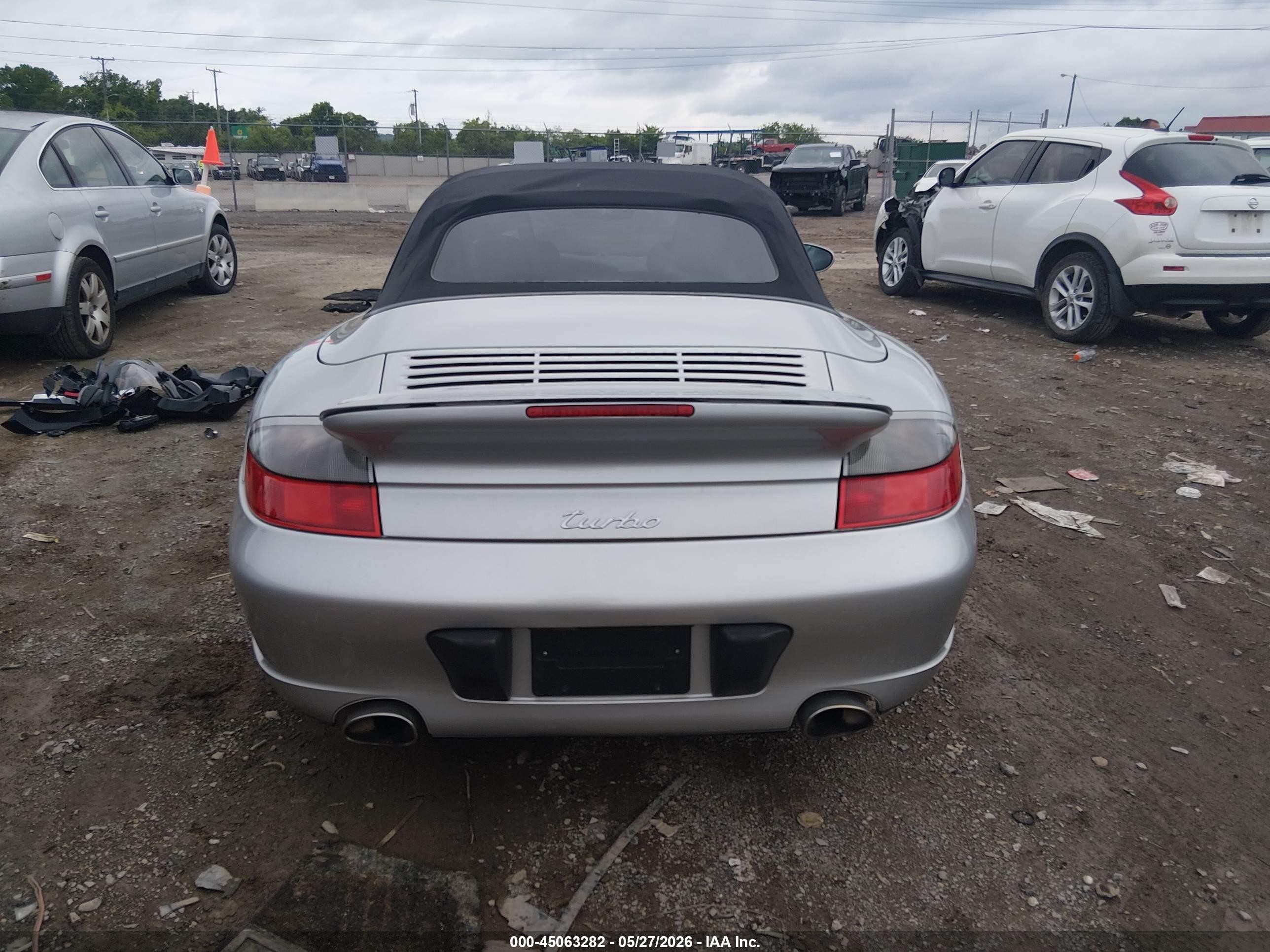 2004 Porsche 911 Turbo Silver vin: WP0CB299X4S676549