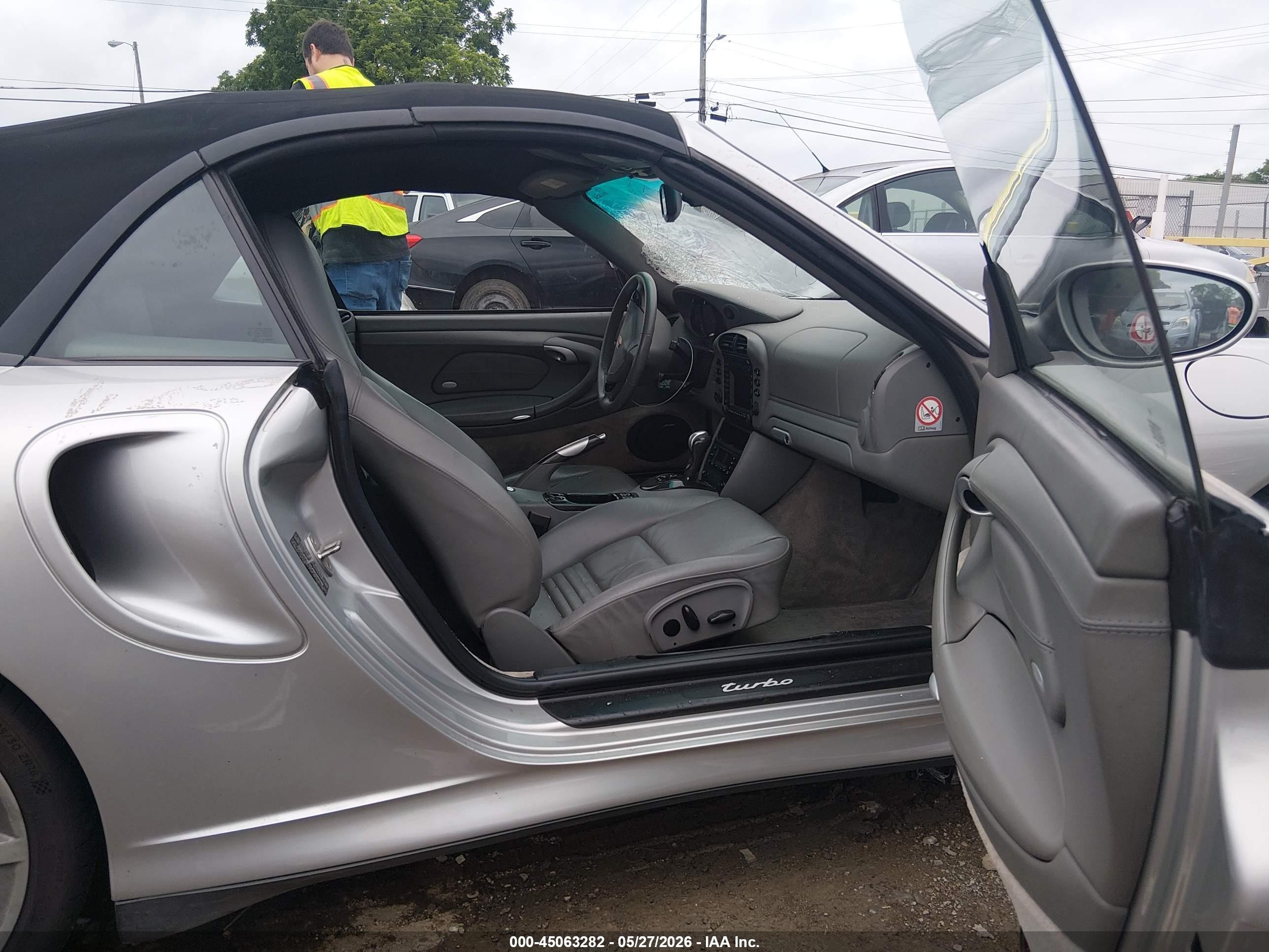 2004 Porsche 911 Turbo Silver vin: WP0CB299X4S676549