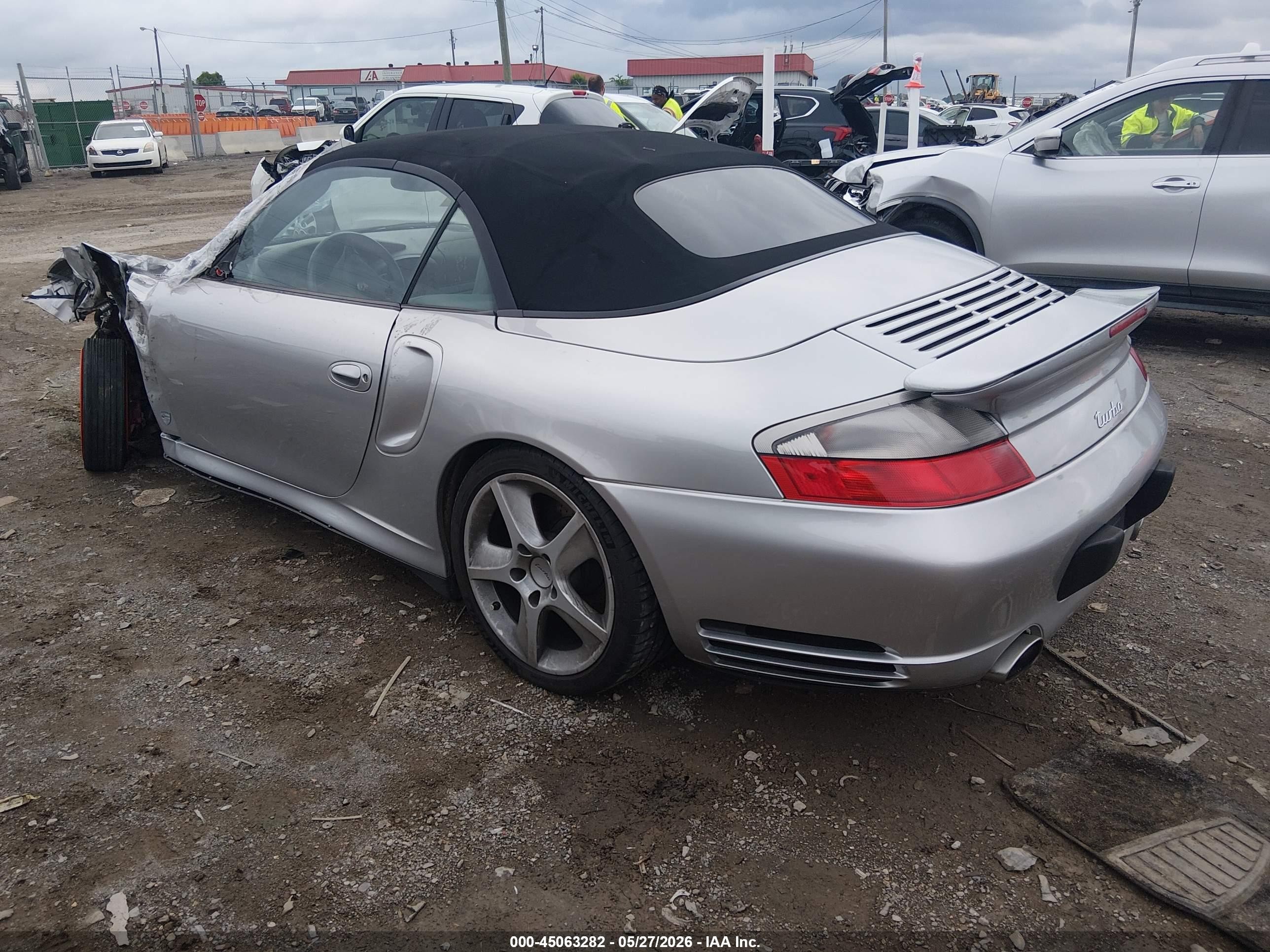 2004 Porsche 911 Turbo Silver vin: WP0CB299X4S676549