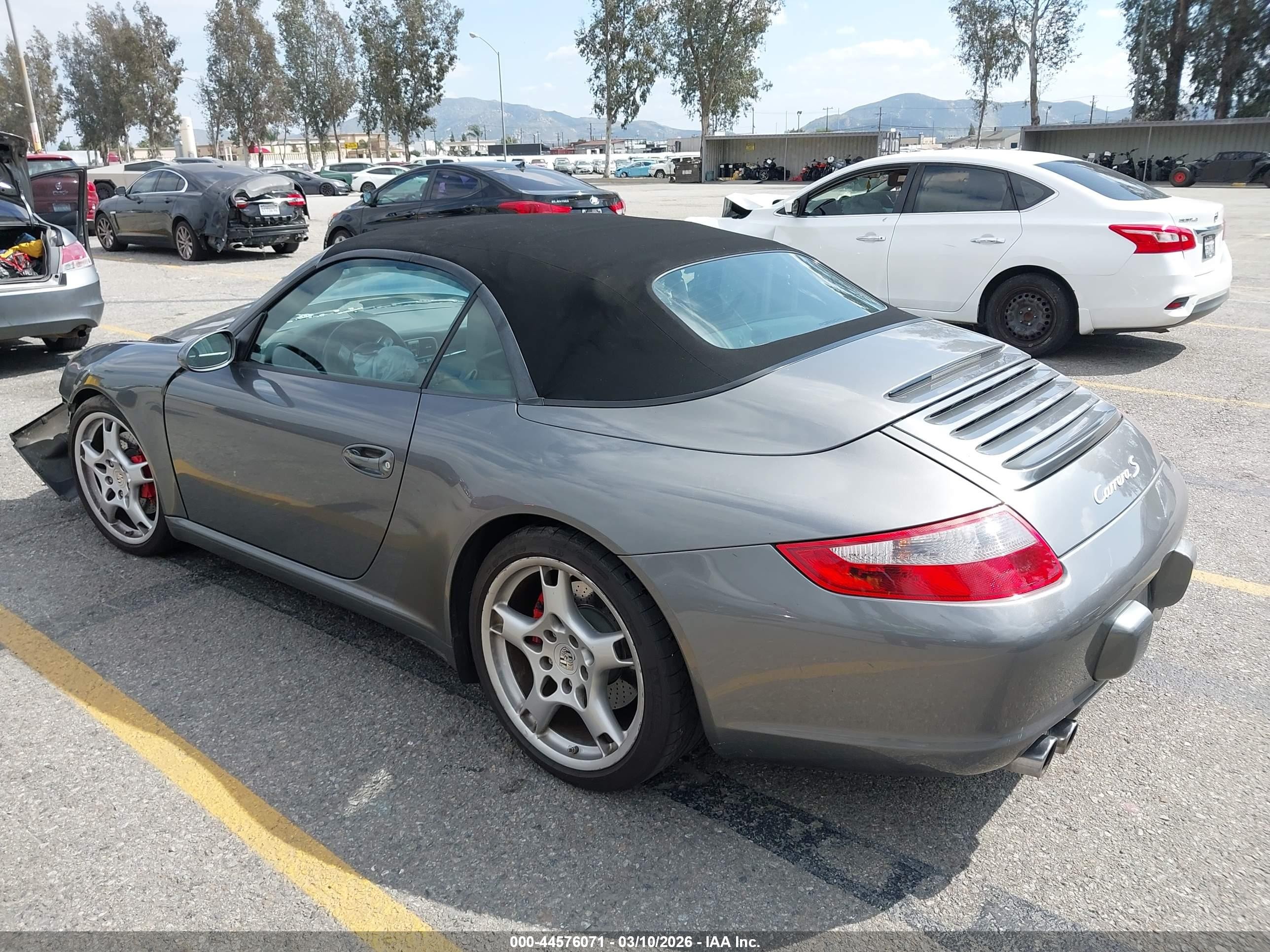 2008 Porsche 911 Carrera 4s/carrera S Gray vin: WP0CB299X8S777242