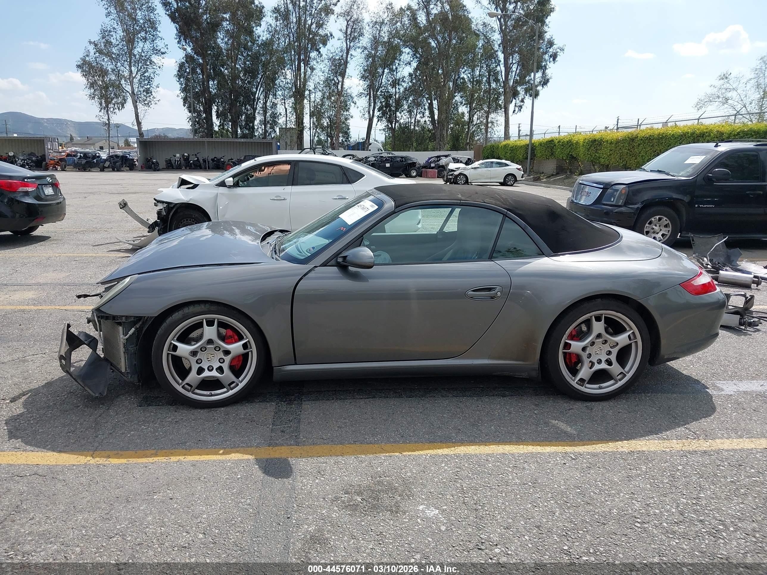 2008 Porsche 911 Carrera 4s/carrera S Gray vin: WP0CB299X8S777242