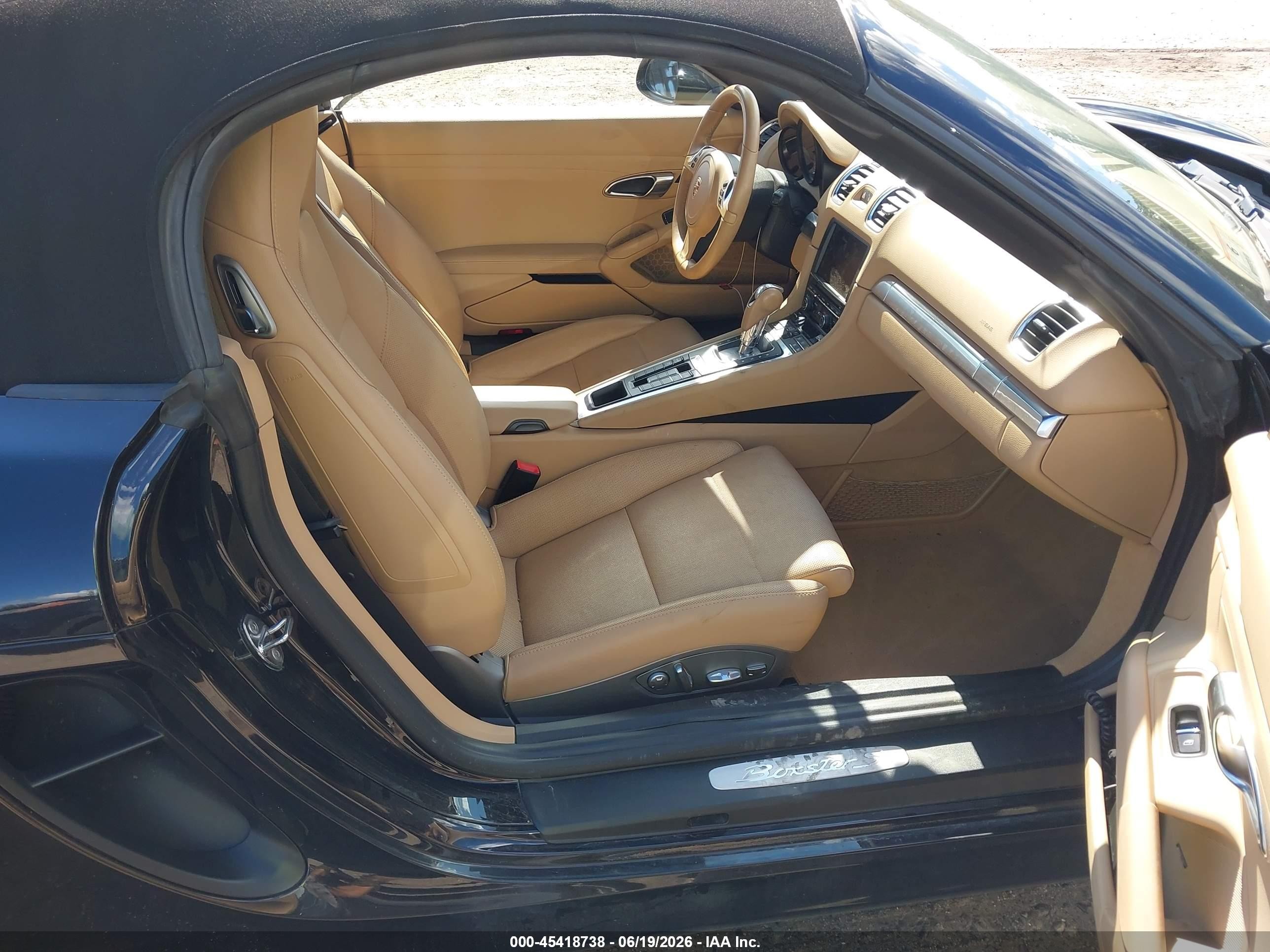2014 Porsche Boxster S Black vin: WP0CB2A80ES141086