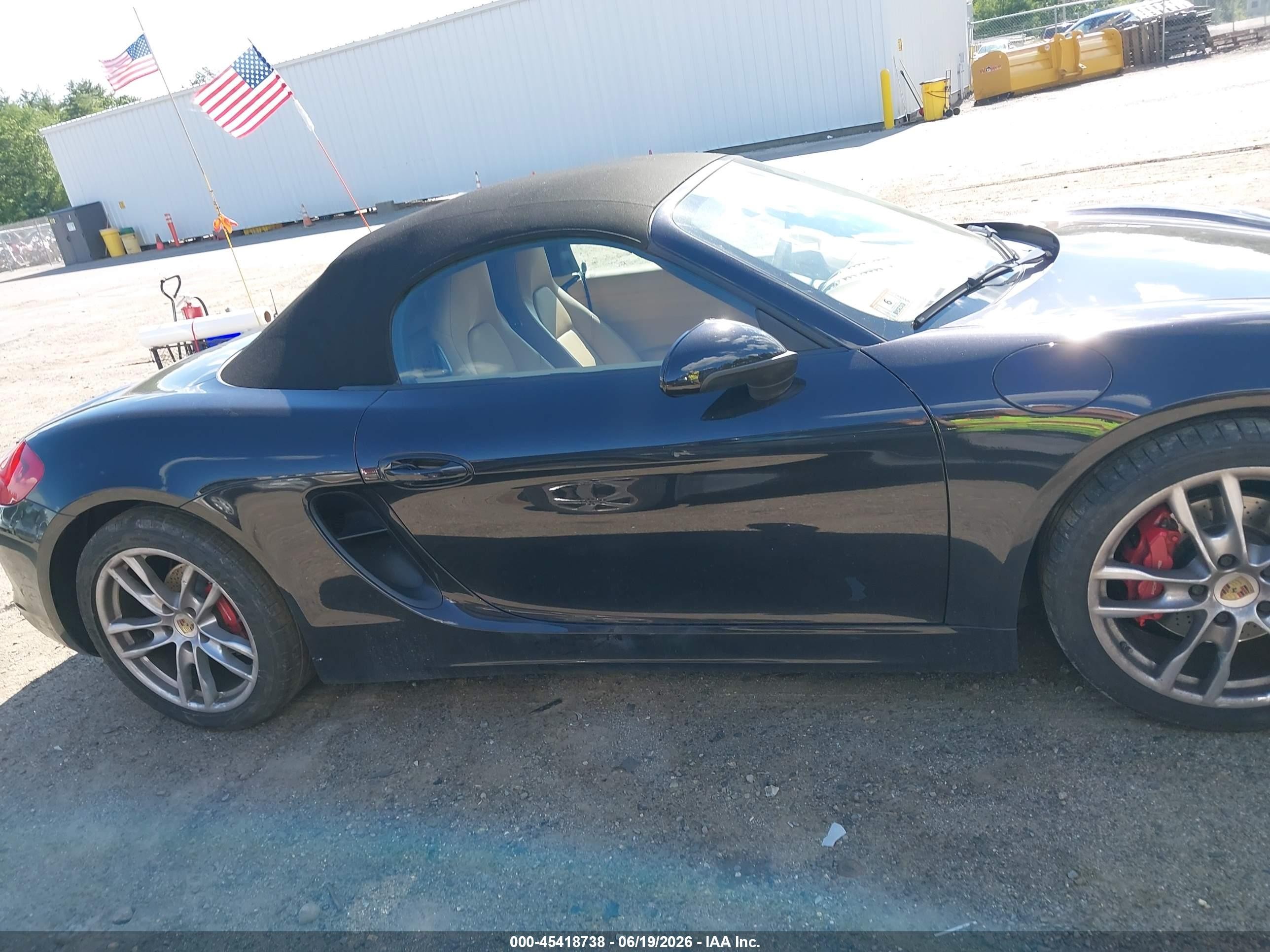 2014 Porsche Boxster S Black vin: WP0CB2A80ES141086