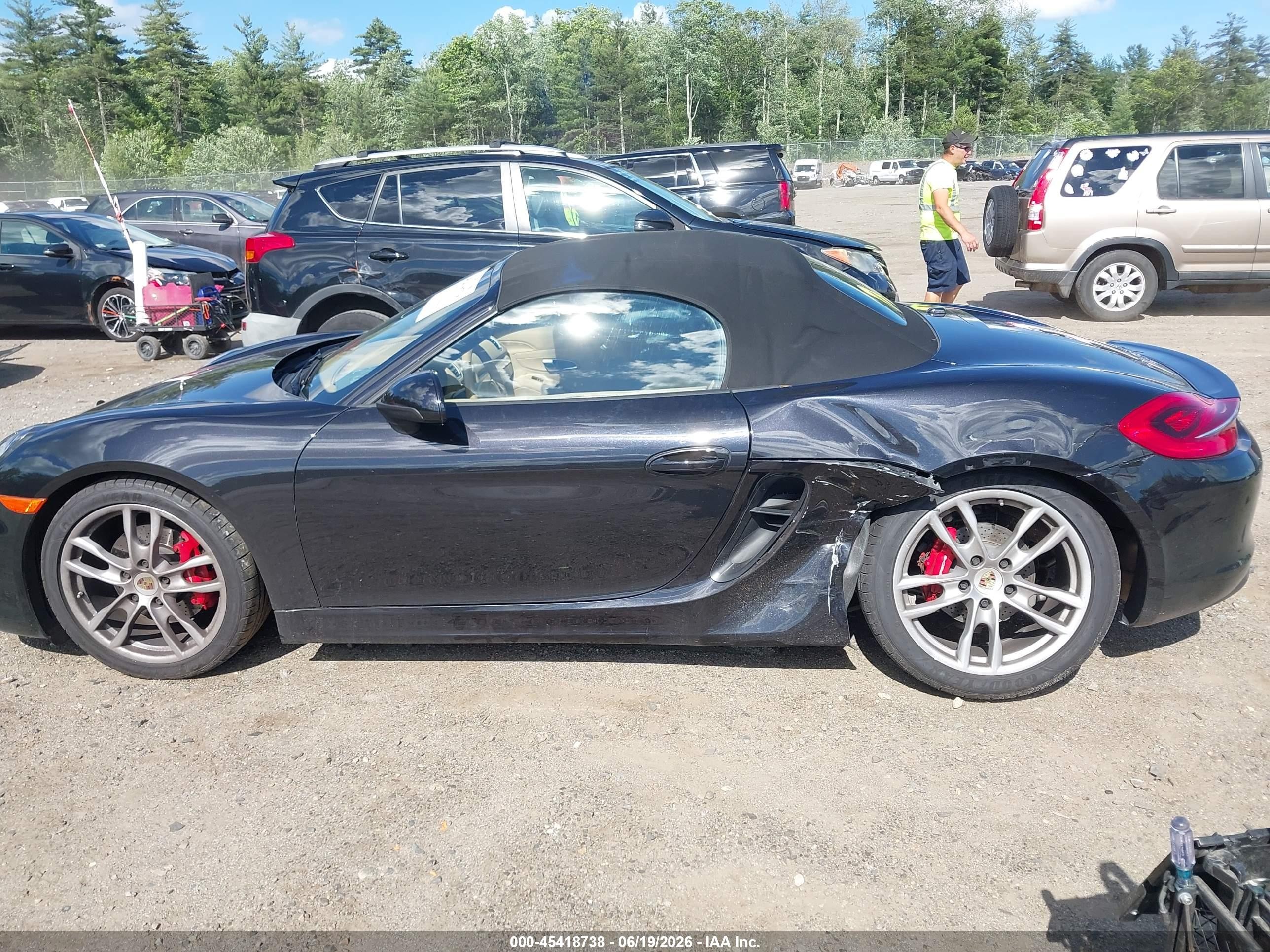2014 Porsche Boxster S Black vin: WP0CB2A80ES141086
