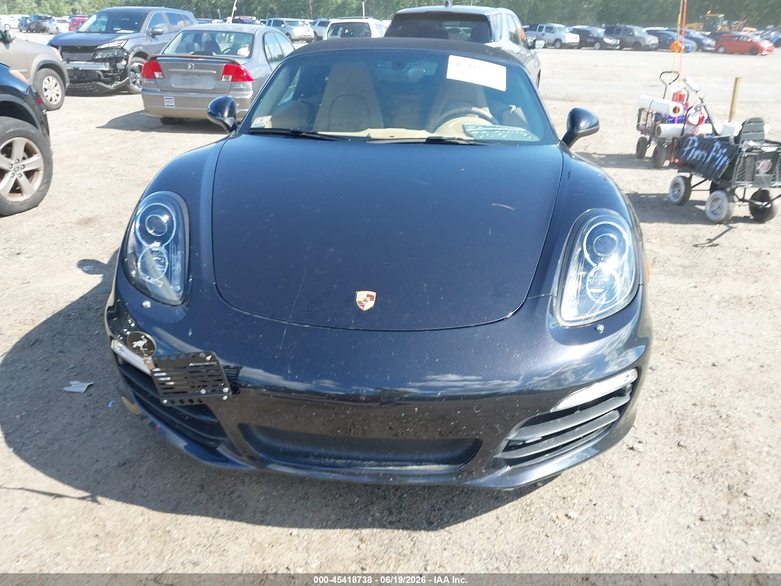 2014 Porsche Boxster S Black vin: WP0CB2A80ES141086