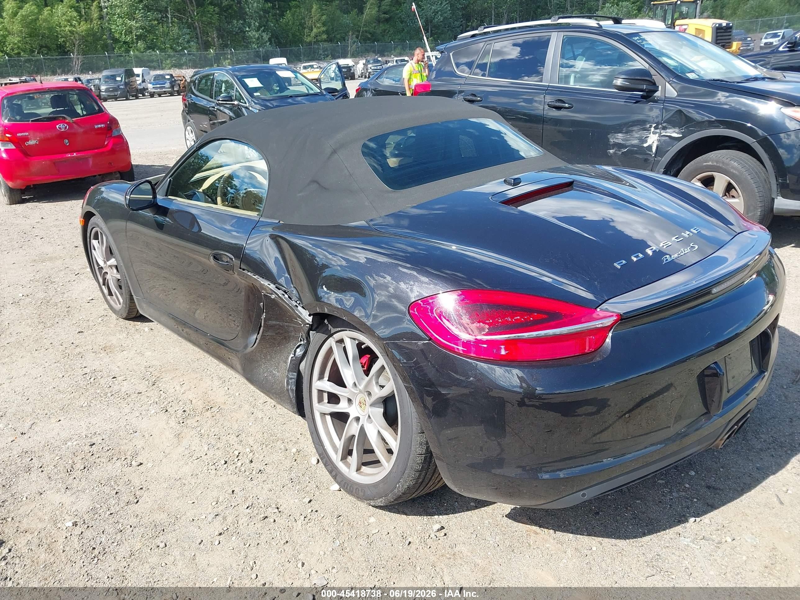 2014 Porsche Boxster S Black vin: WP0CB2A80ES141086