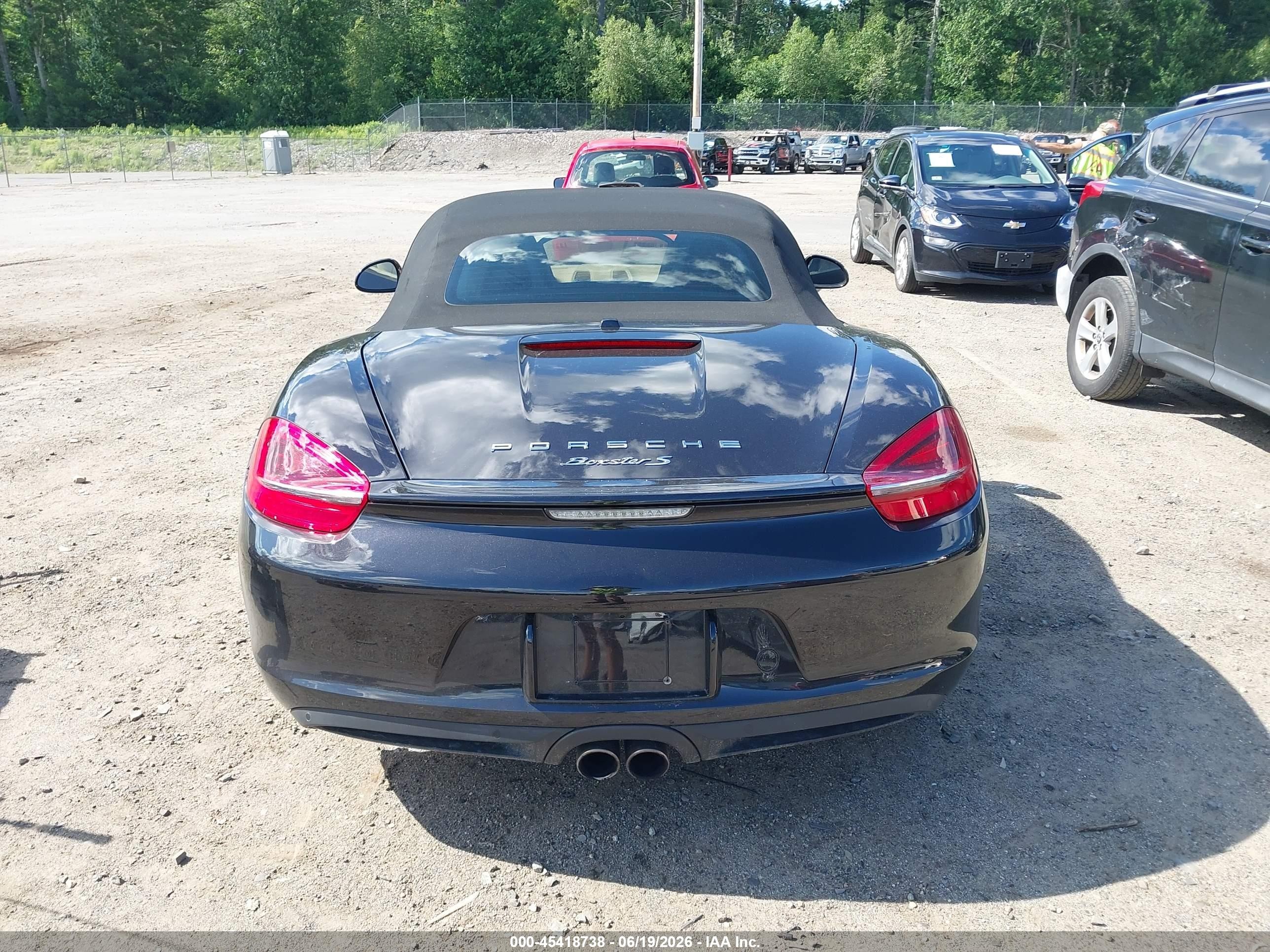 2014 Porsche Boxster S Black vin: WP0CB2A80ES141086