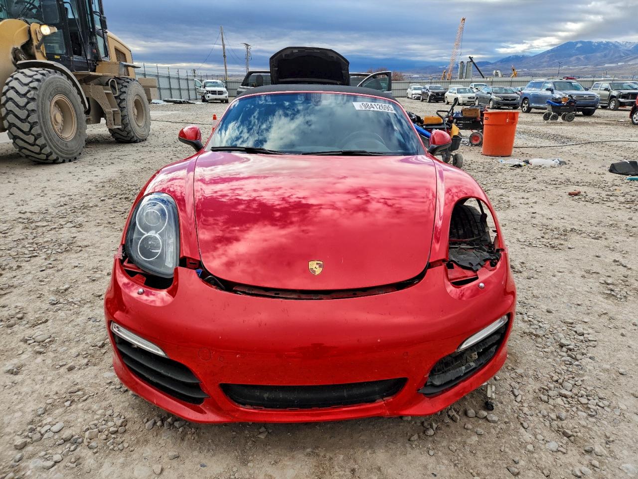 2014 Porsche Boxster S Красный vin: WP0CB2A81ES140920