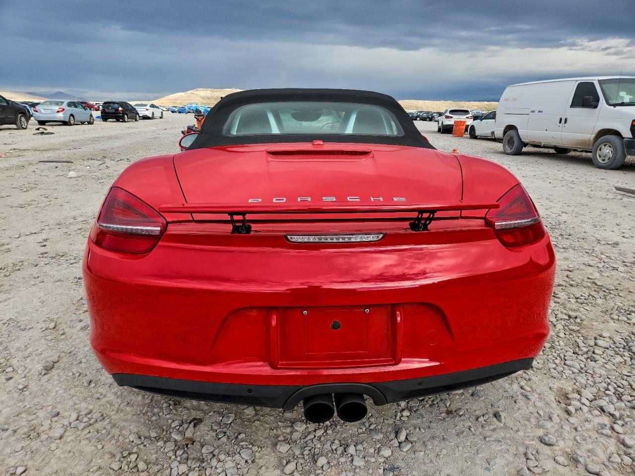 2014 Porsche Boxster S Красный vin: WP0CB2A81ES140920