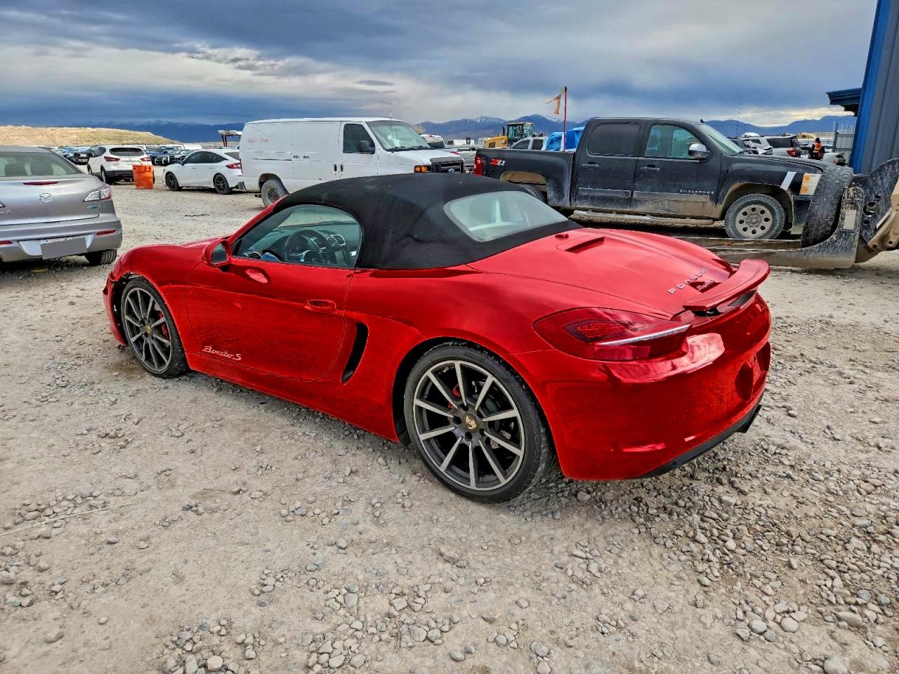 2014 Porsche Boxster S Красный vin: WP0CB2A81ES140920