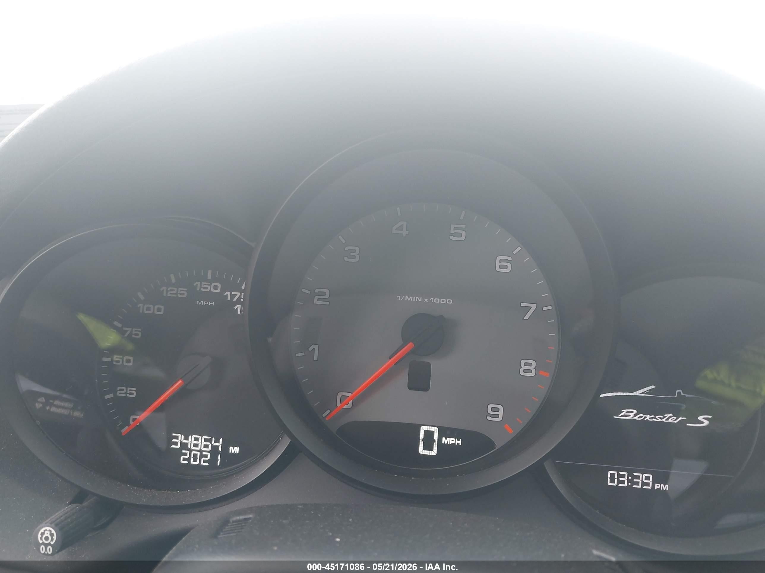 2015 Porsche Boxster Gts/s Blue vin: WP0CB2A81FS130163